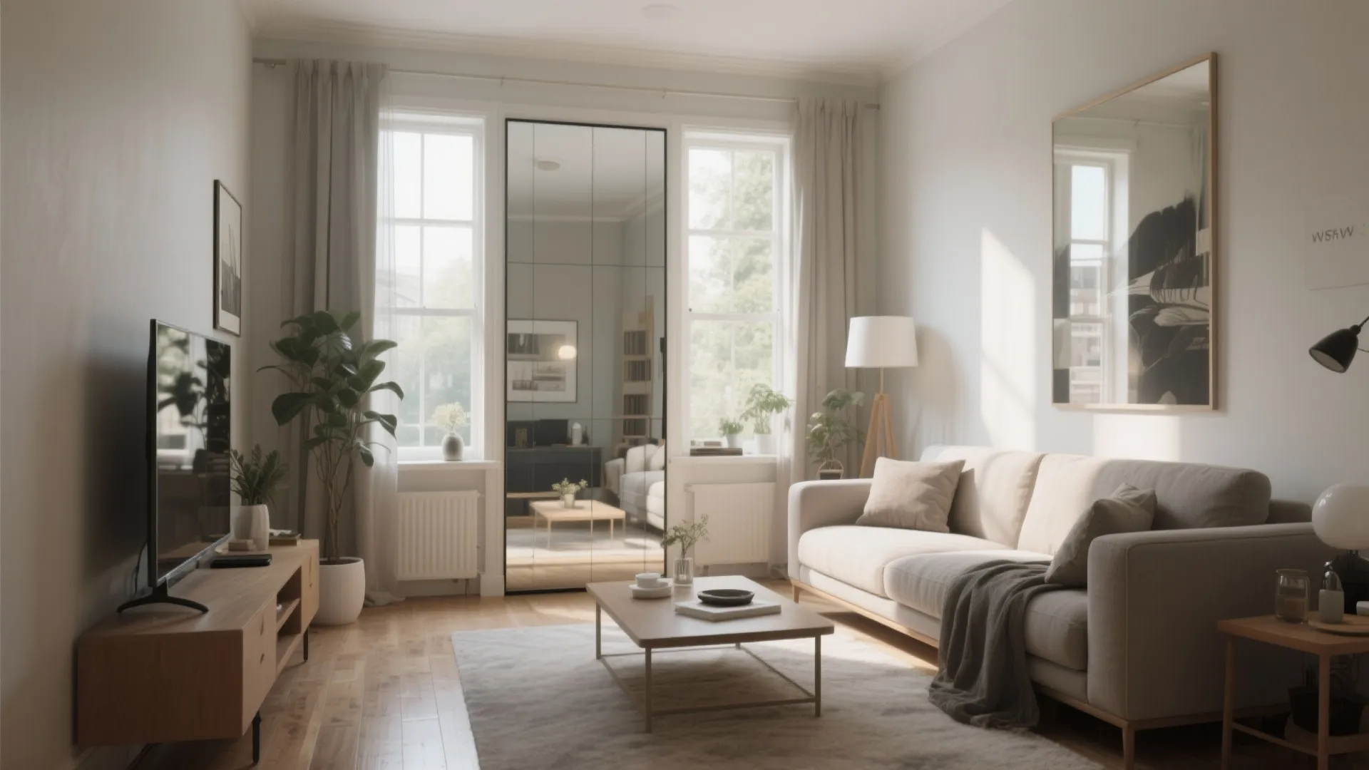 8. Use Mirrors to Expand the Perception of Space