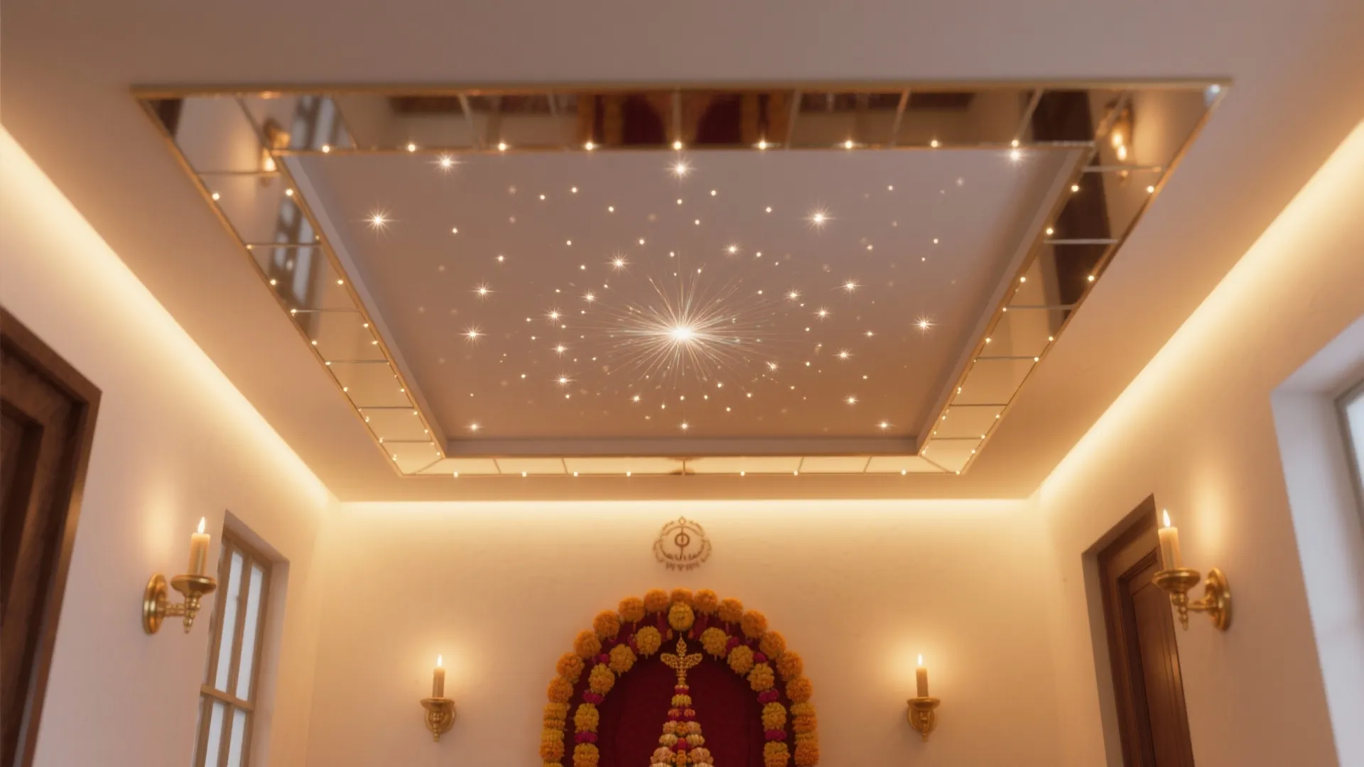 Mirrored Accents and Fiber-Optic Stars