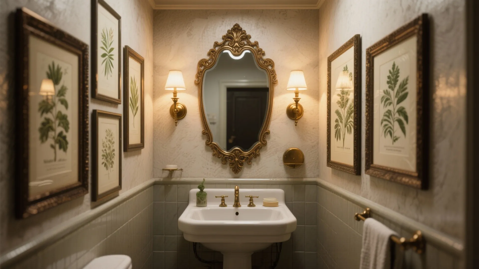 5. Statement Mirror and Gallery Styling — Polished Personality