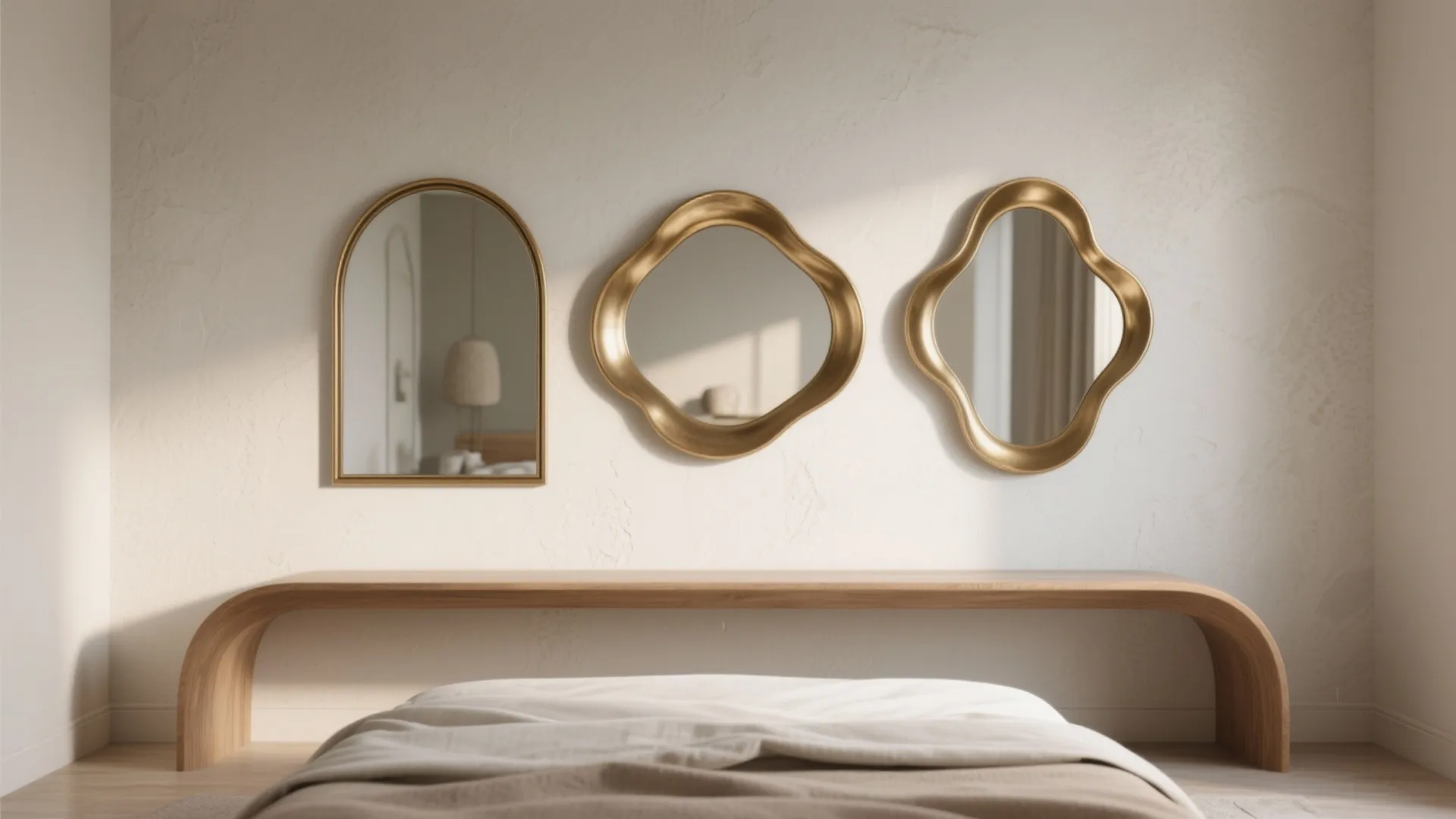 Curated Gallery: Mixed Shapes as a Feature Wall