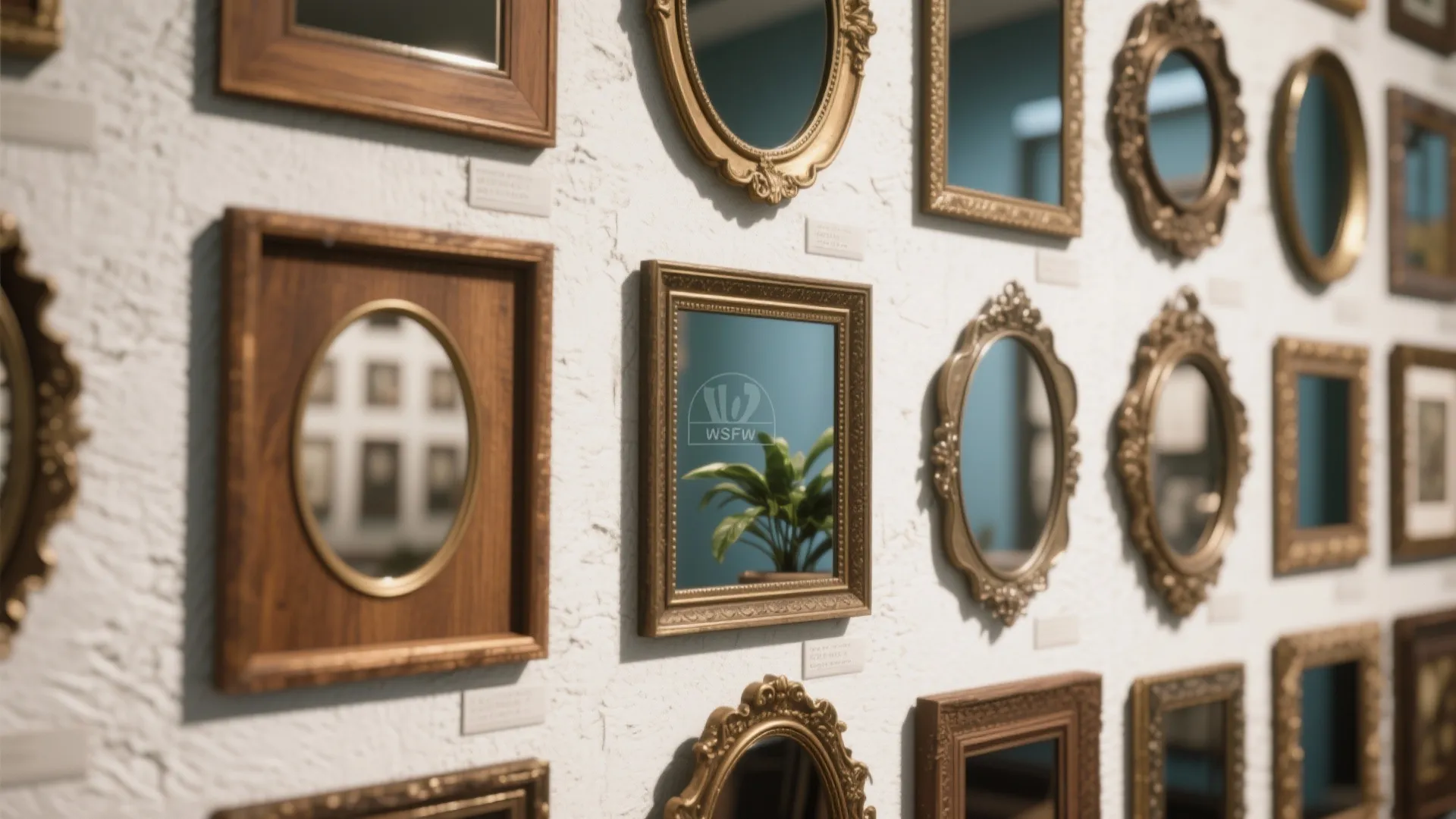 2. Gallery of small mirrors