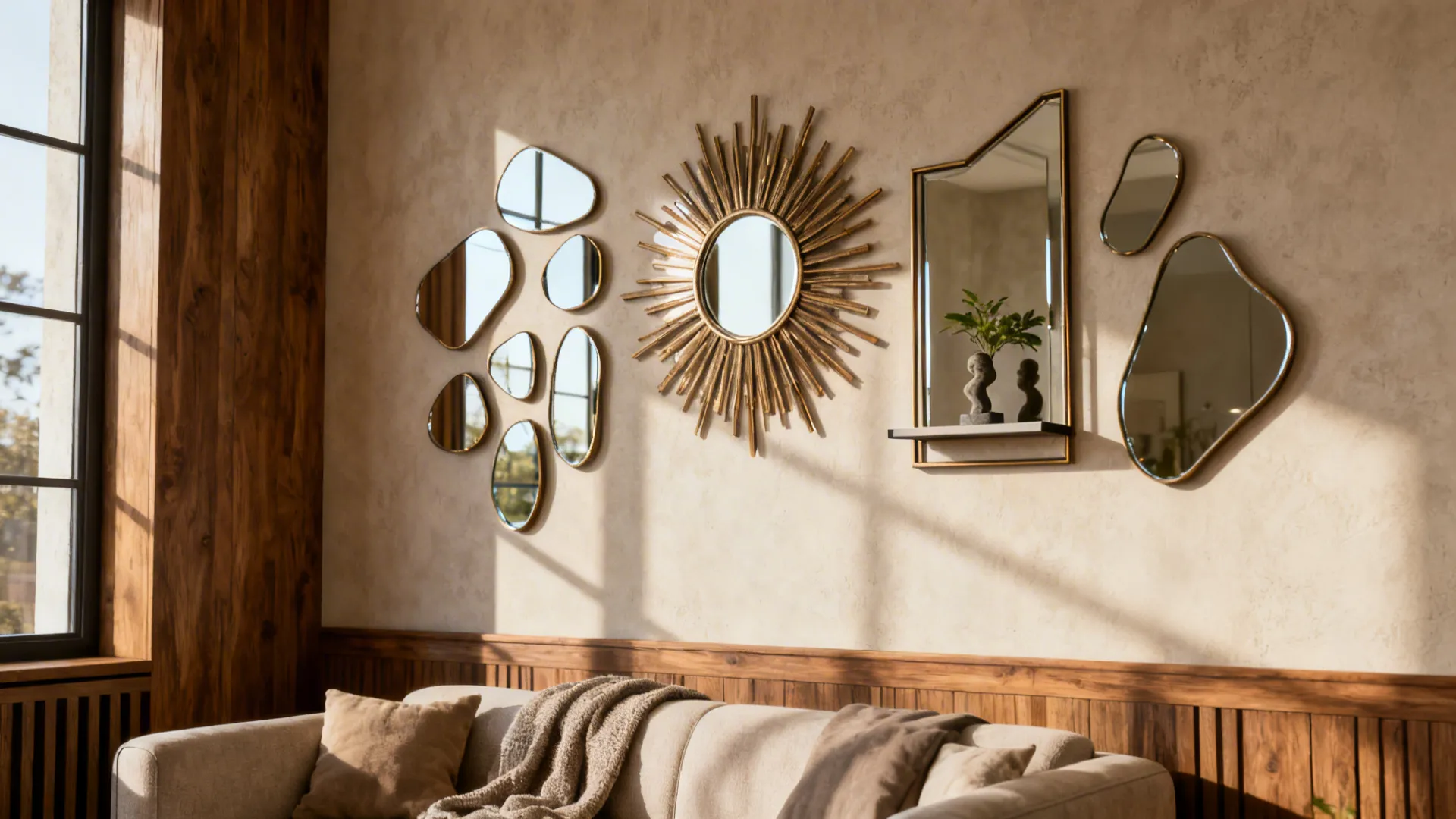 5 Wall Decorative Mirrors for Living Room Ideas