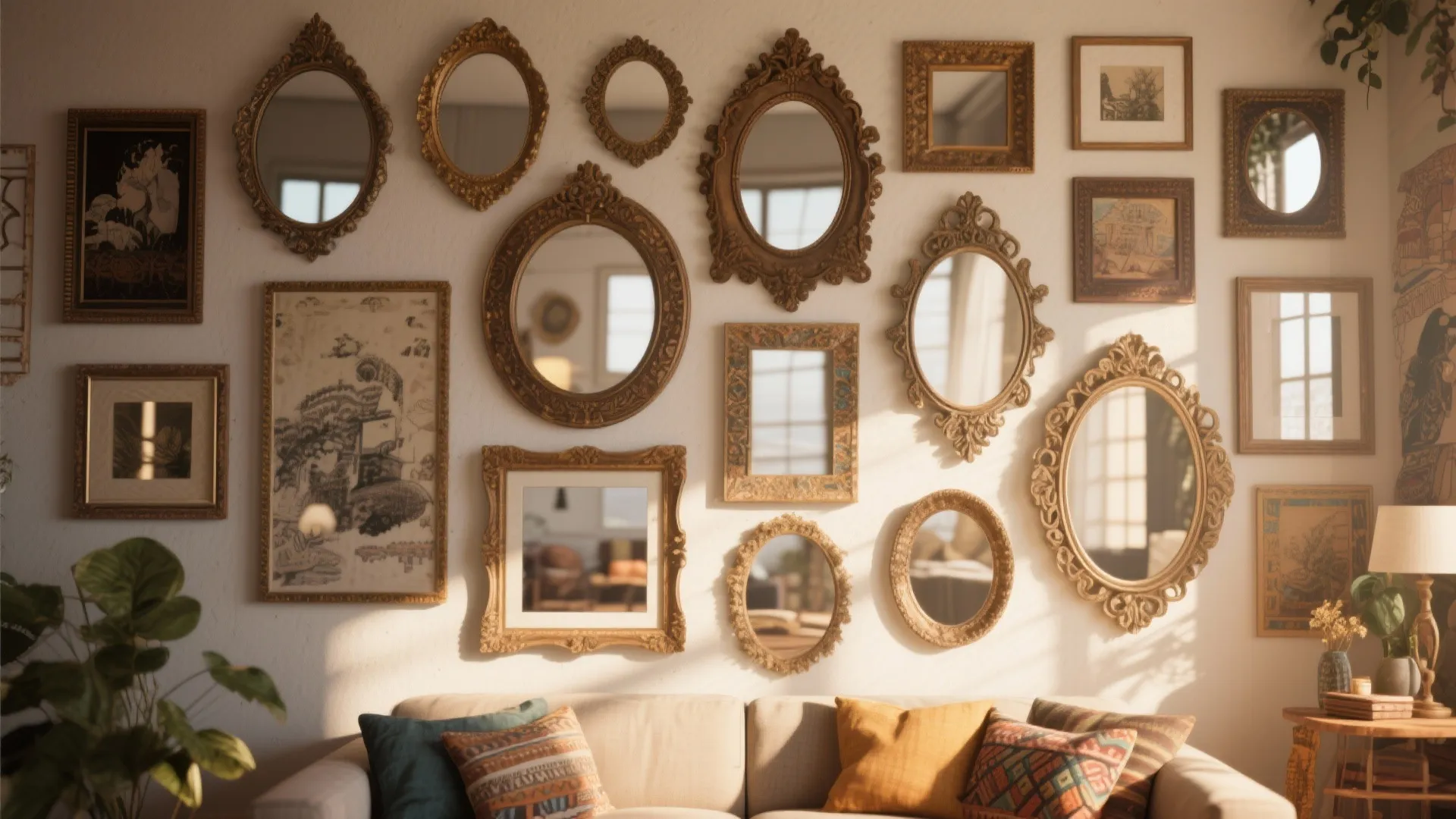 2. Mirror Gallery Wall