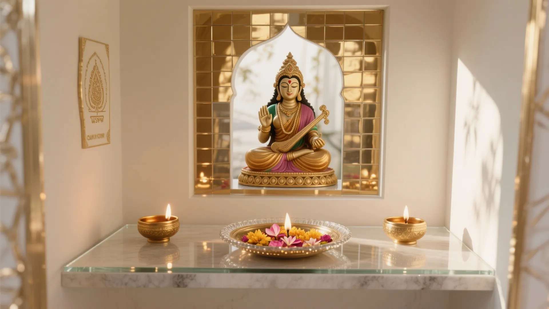 Airy Glass and Mirror Accents