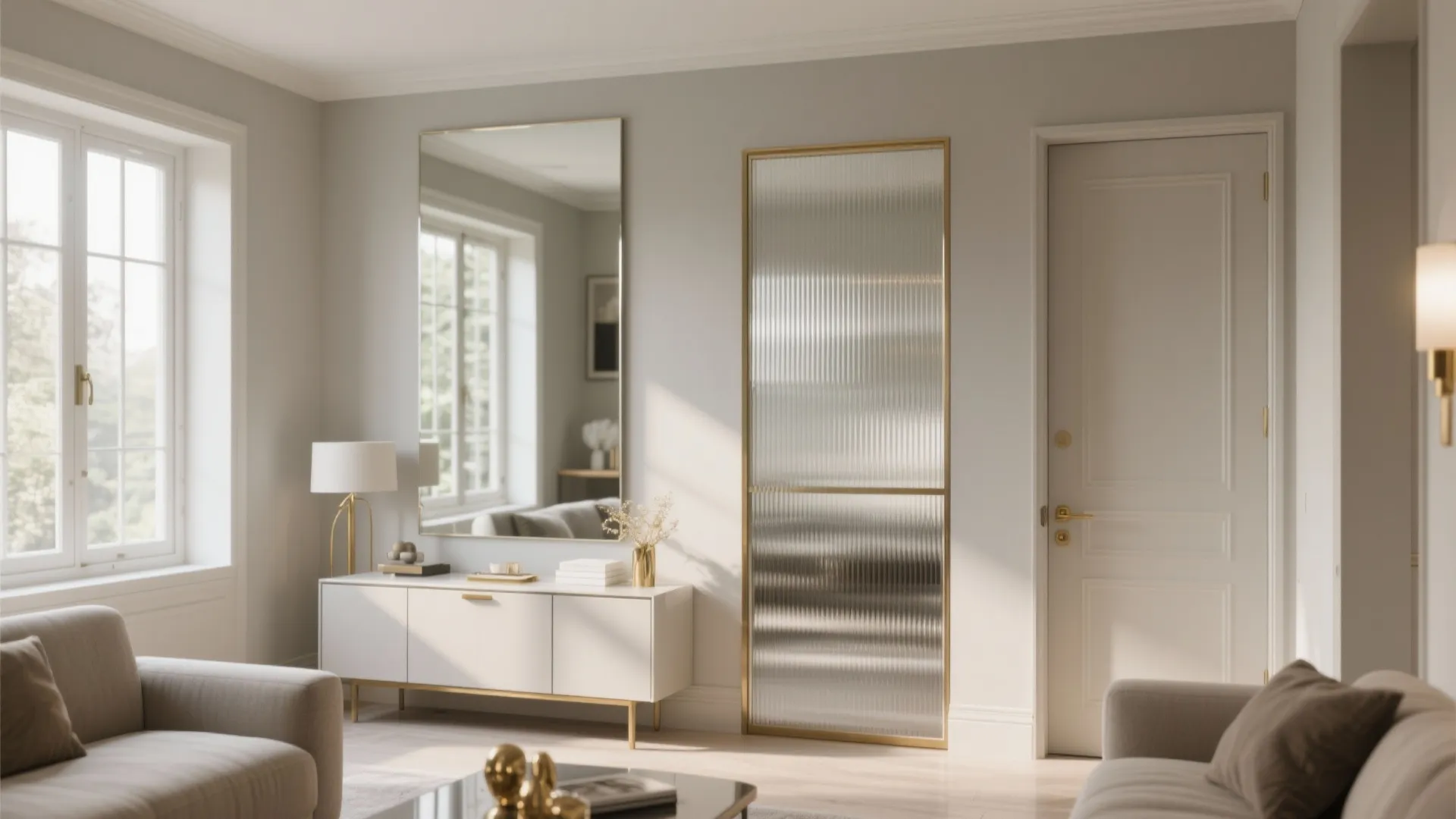 Mirrors, Glass, and High-LRV Surfaces