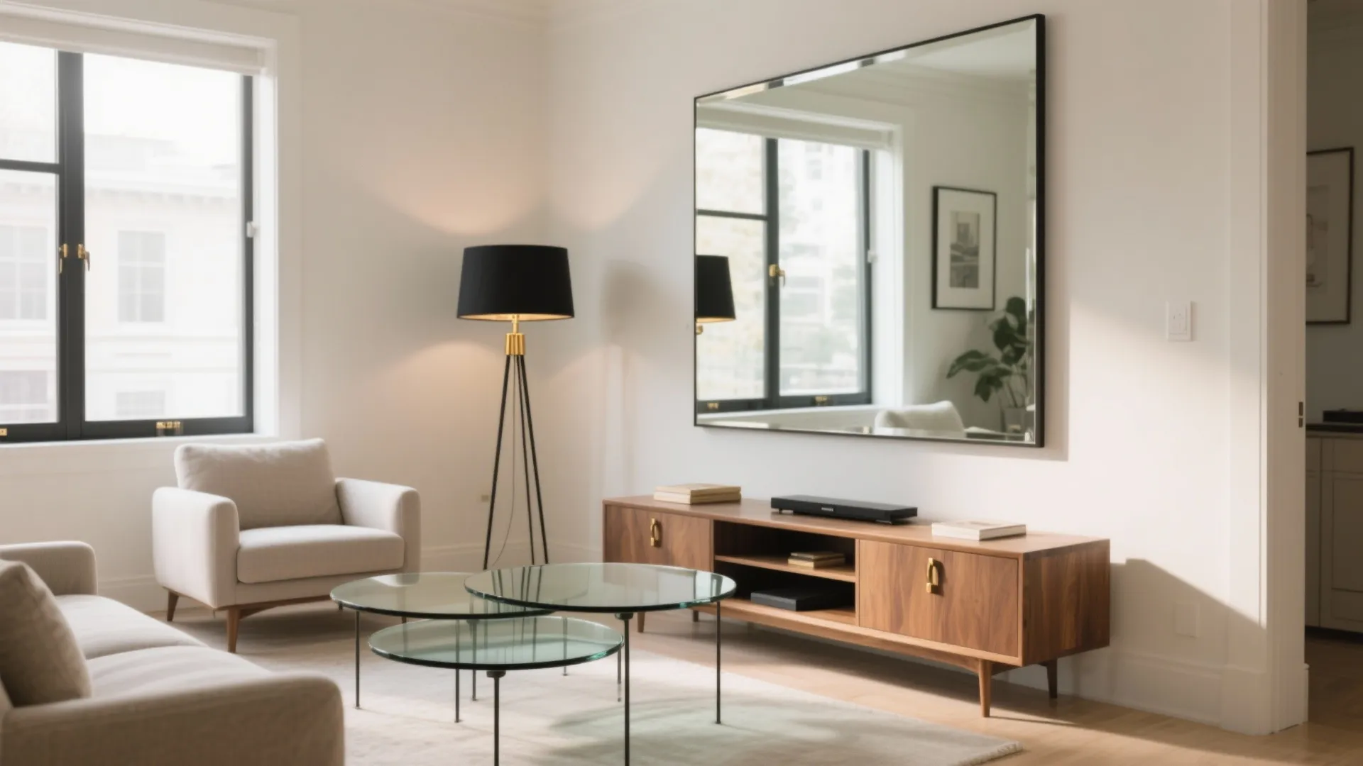 Amplify Light with Mirrors, Glass, and Gentle Mixed Metals