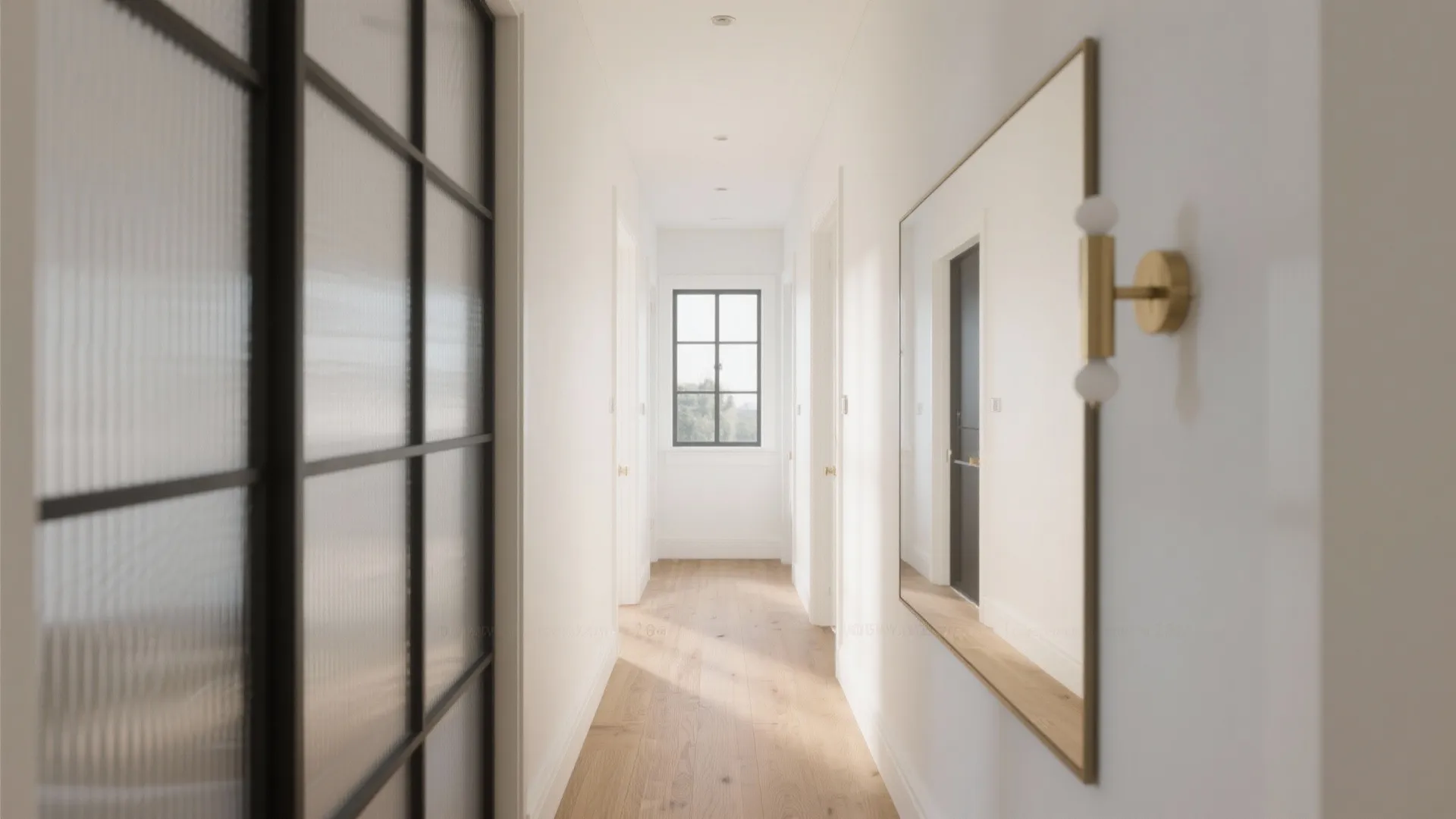 Mirrors and Glass to Stretch Sightlines