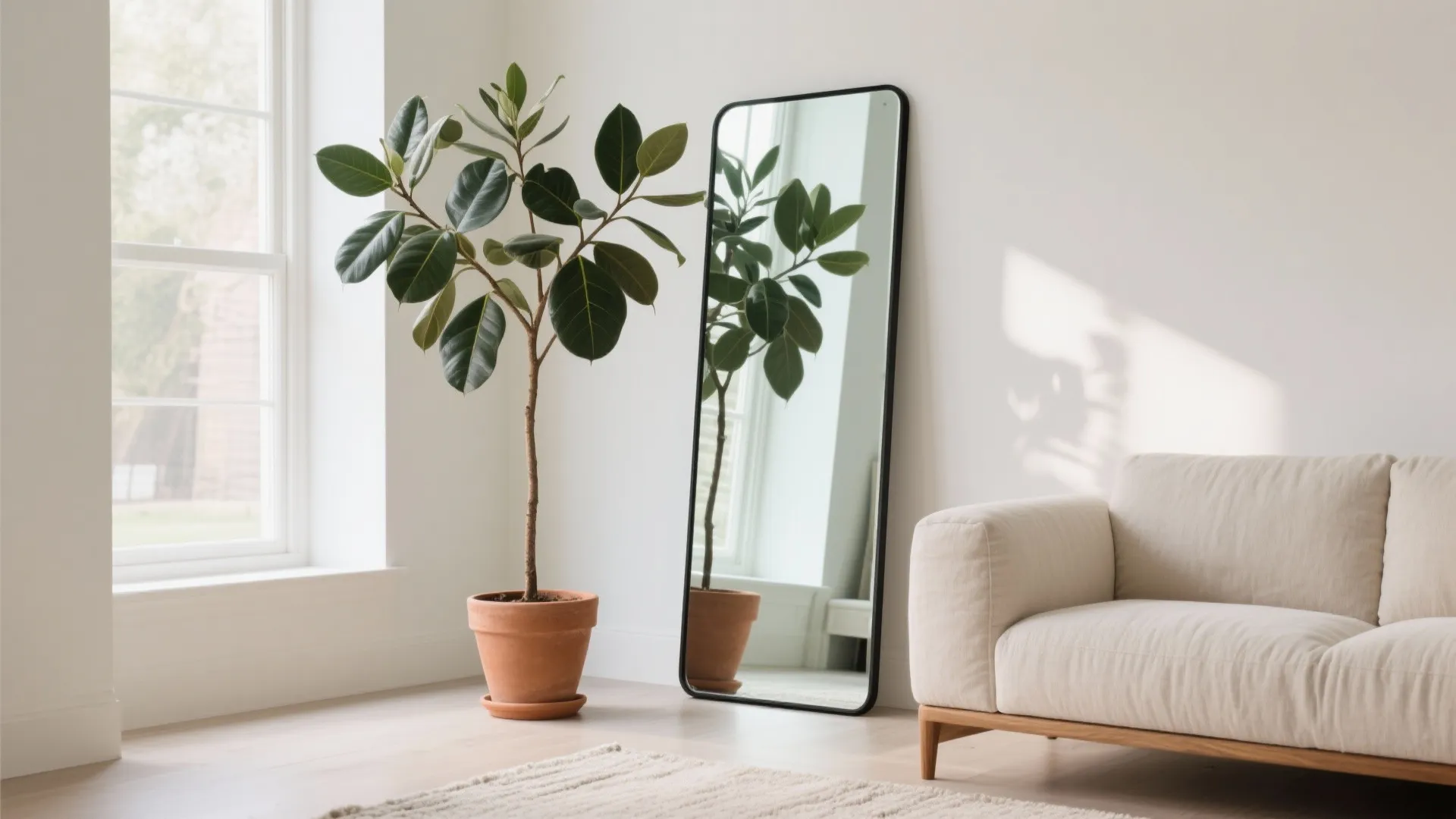 Mirrors + Light to Amplify Greenery