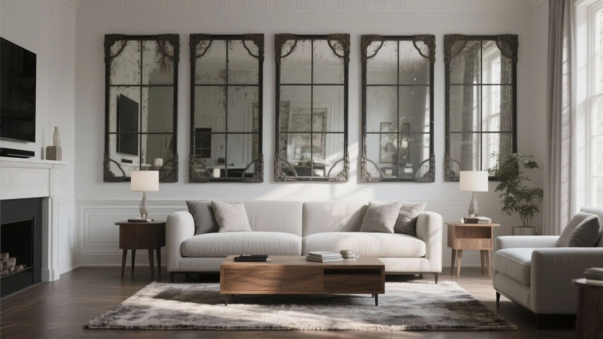 3) Mirrors & Glass: Light-Doubling Magic