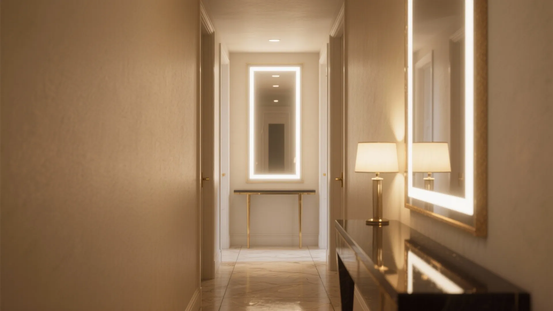 4. Reflective surfaces and strategic mirrors