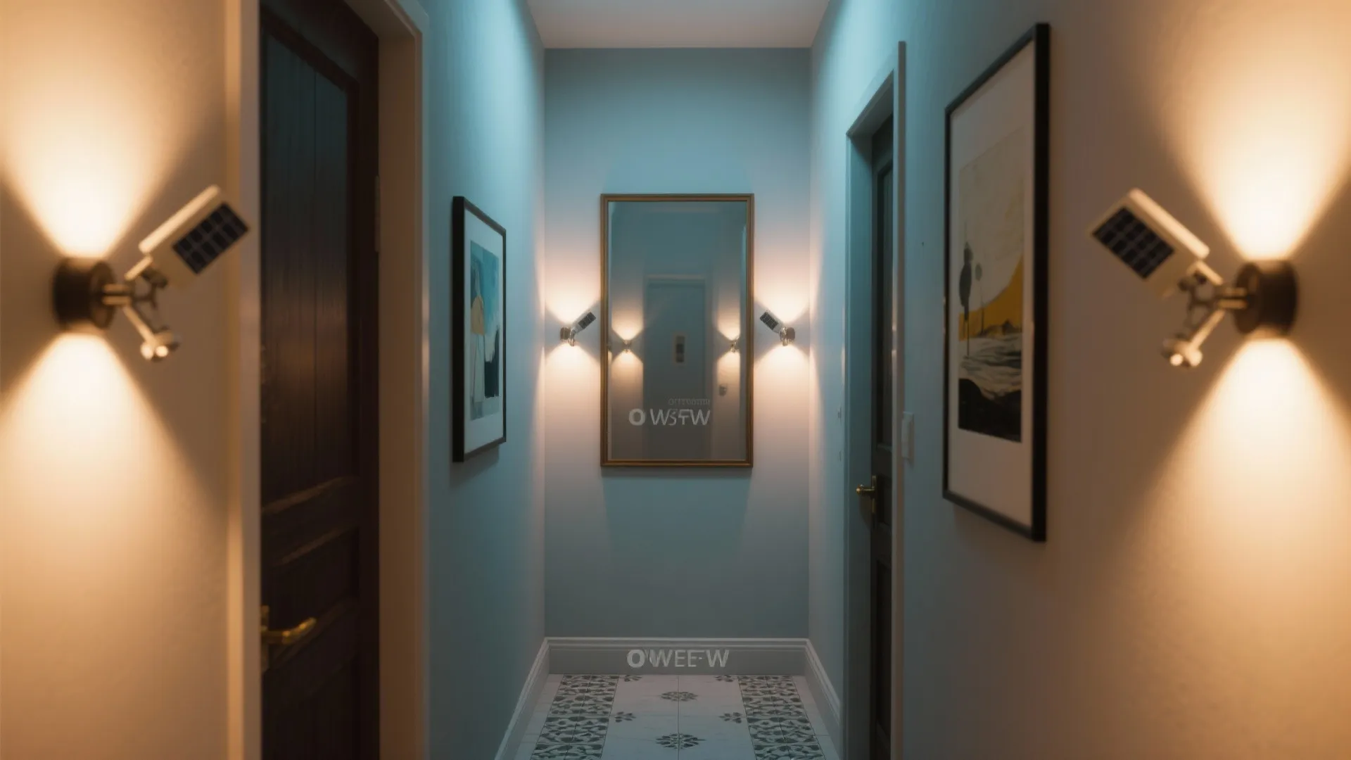 5. Highlight artwork or a mirror to enlarge the room