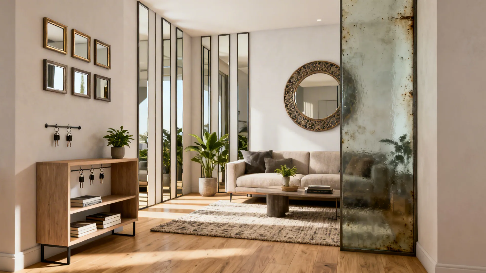 5 Living Room Wall Mirror Ideas