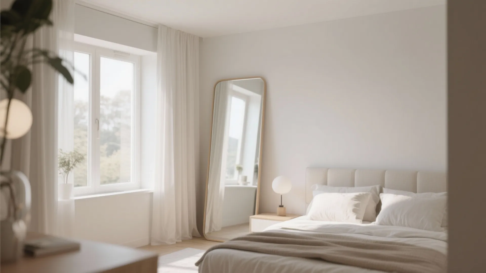 10. Mirror Illusion Wall