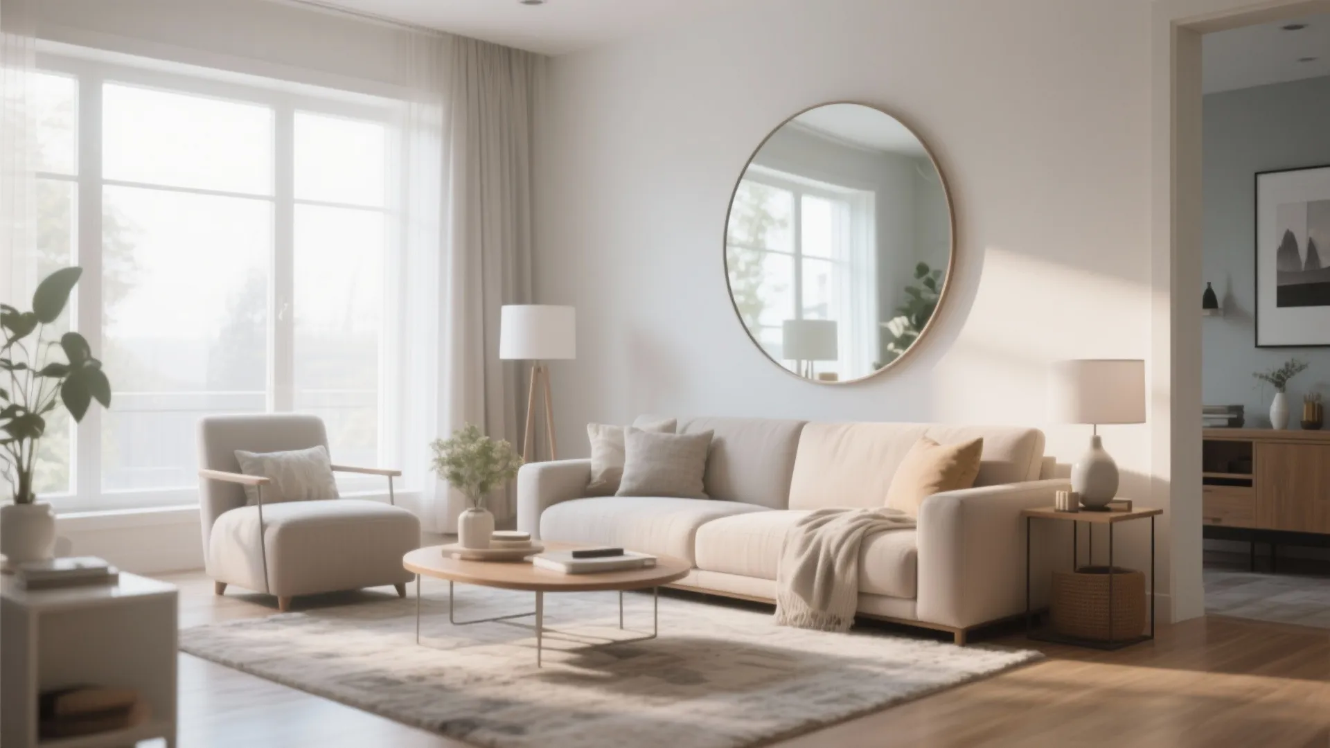 4. Mirrors for Illusion of Space