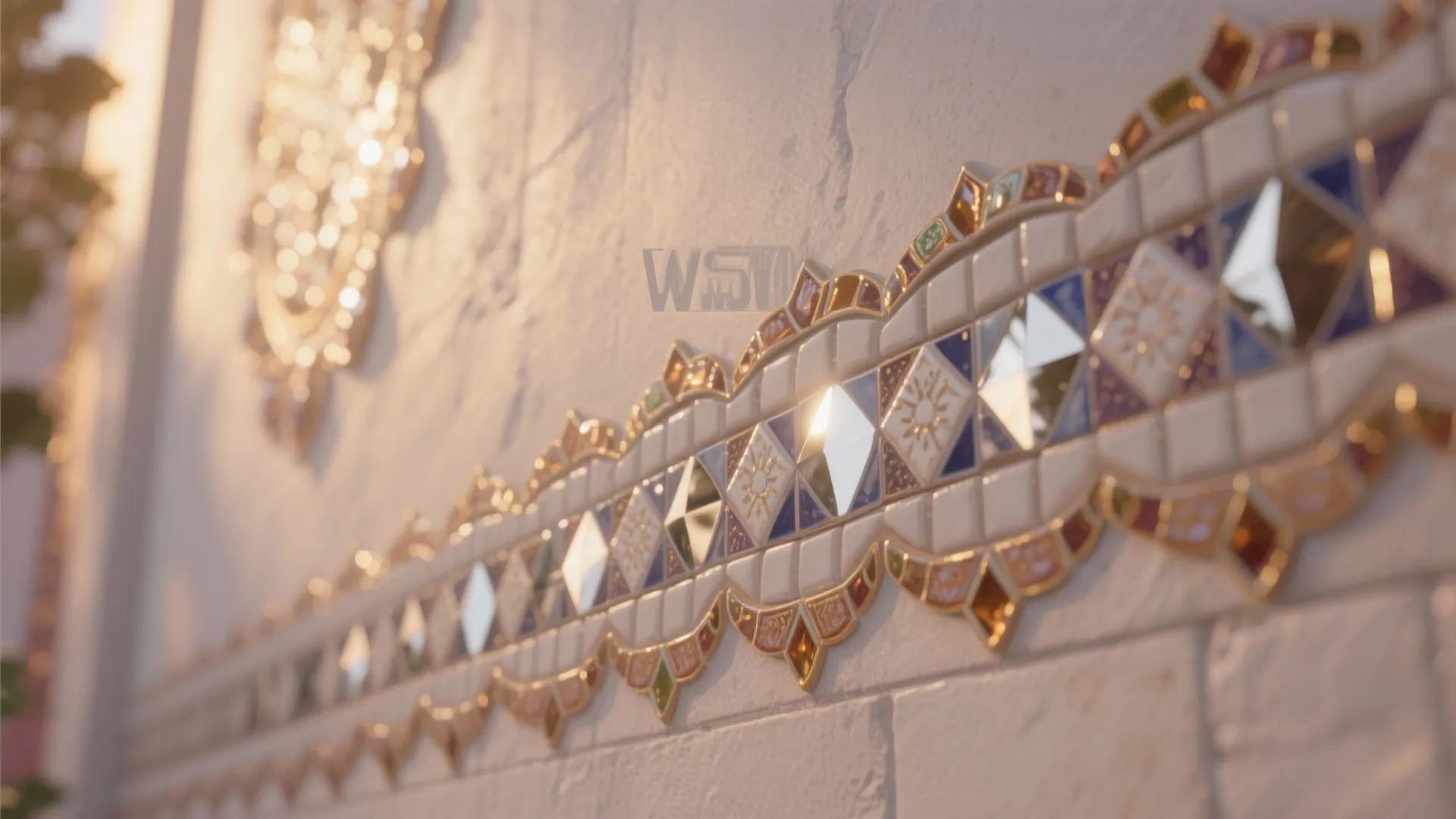 Mirror and Tile Inlay Rangoli Motifs