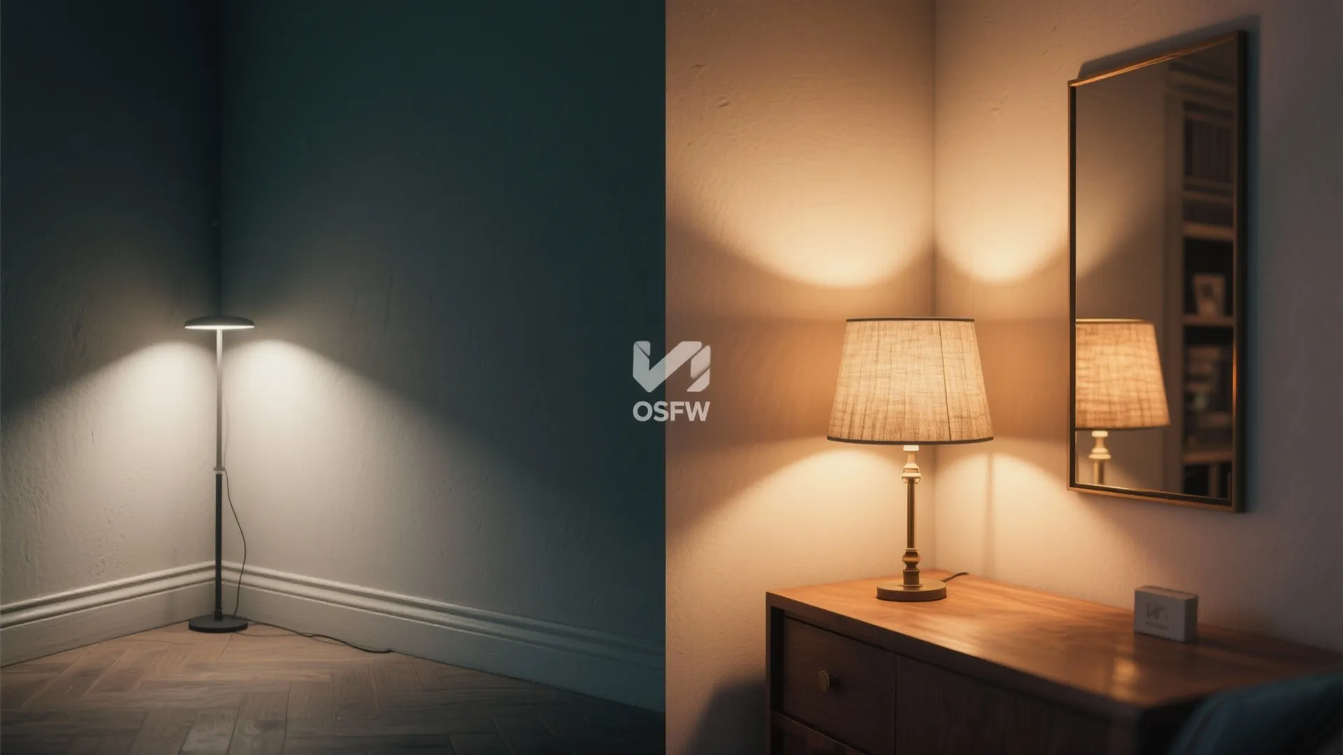 5. Reflective Surfaces and Lampshades to Soften Glow