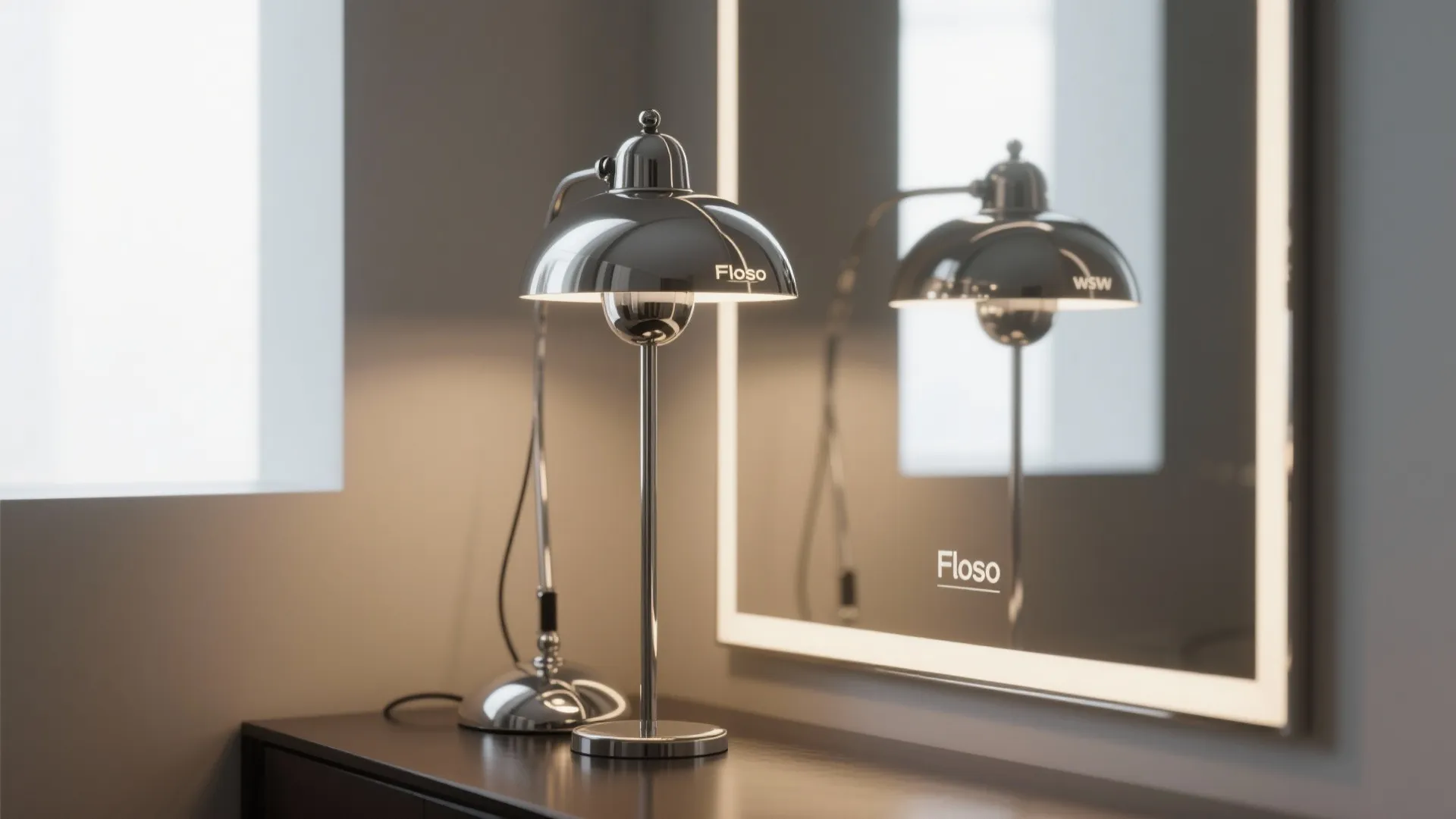 4. Combine reflective surfaces with lamp placement
