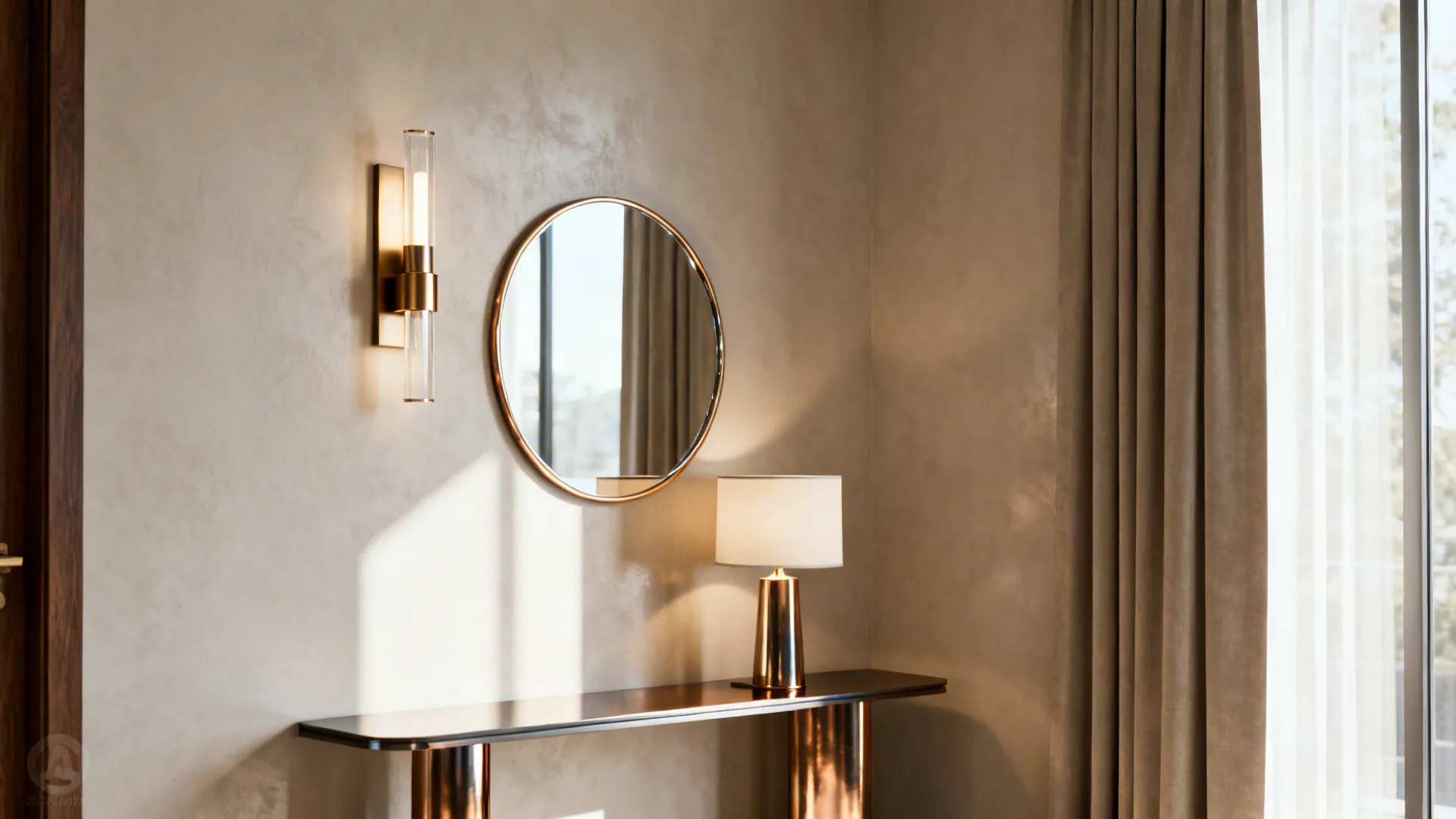 5. Layered Lighting and Mirrors
