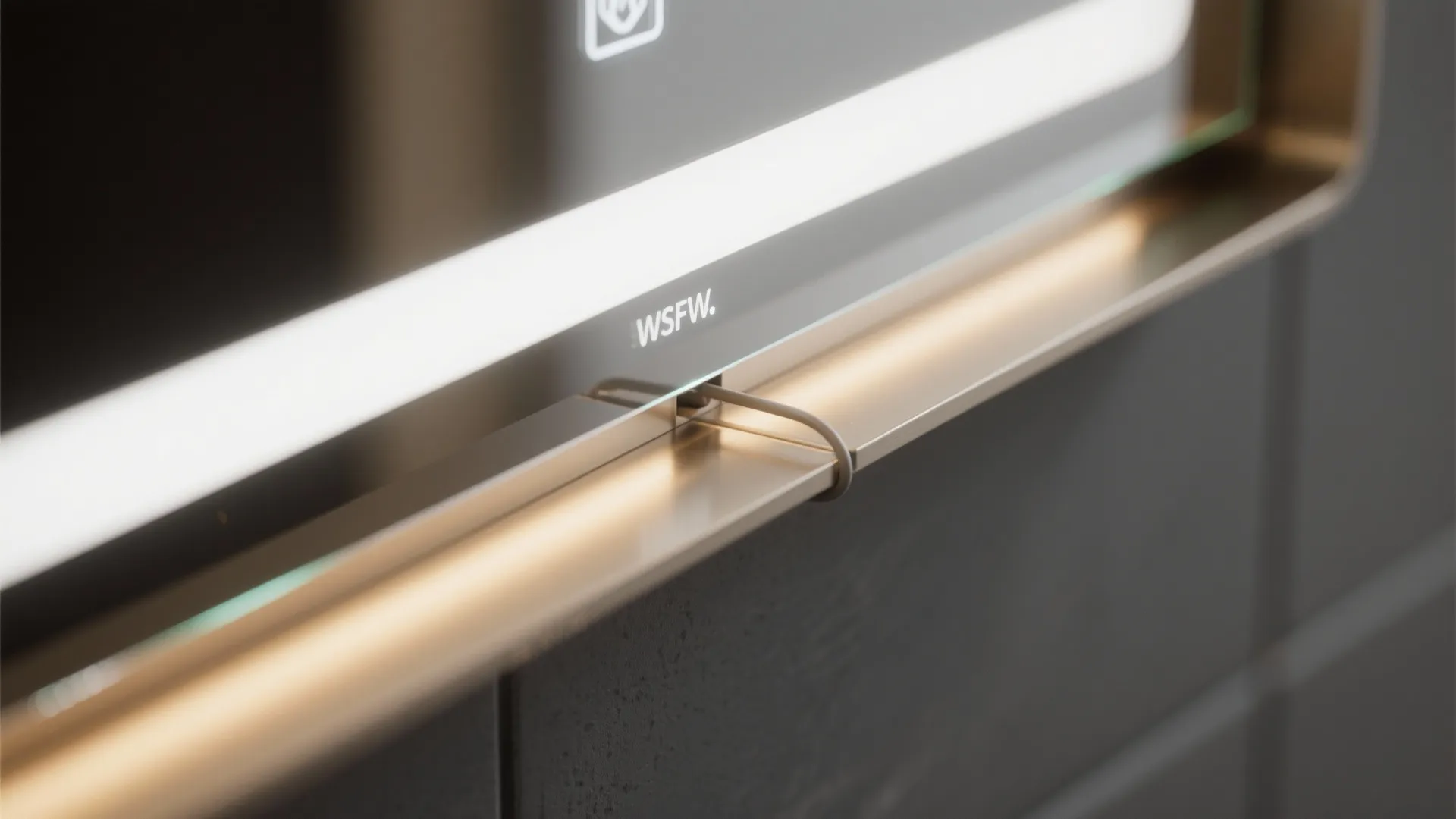 Integrated Mirror + Lighting Bands