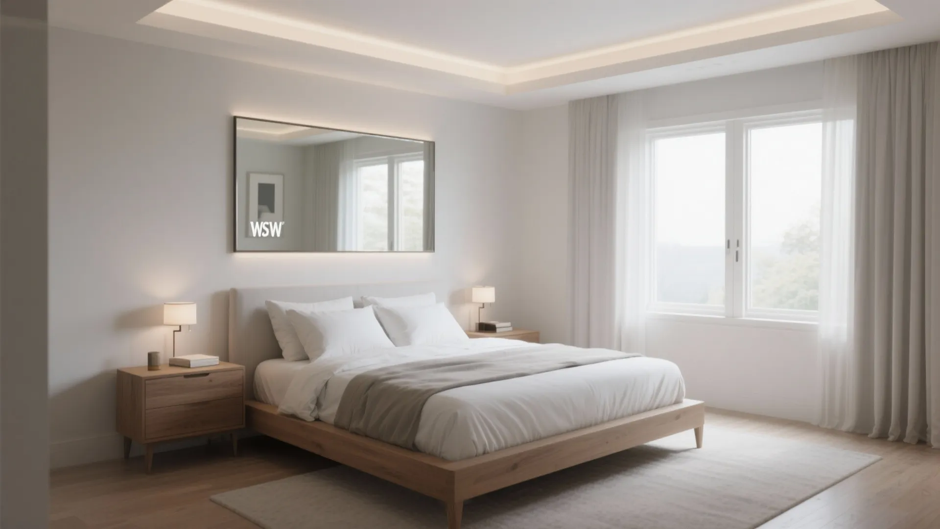 Mirror and light: bounce, layer, and draw the eye upward