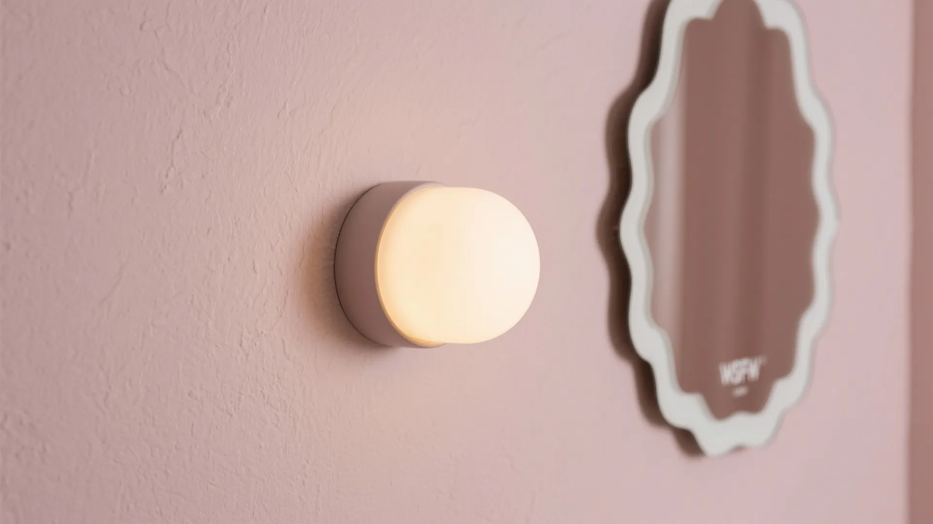 Whimsical Mirrors and Layered Lighting