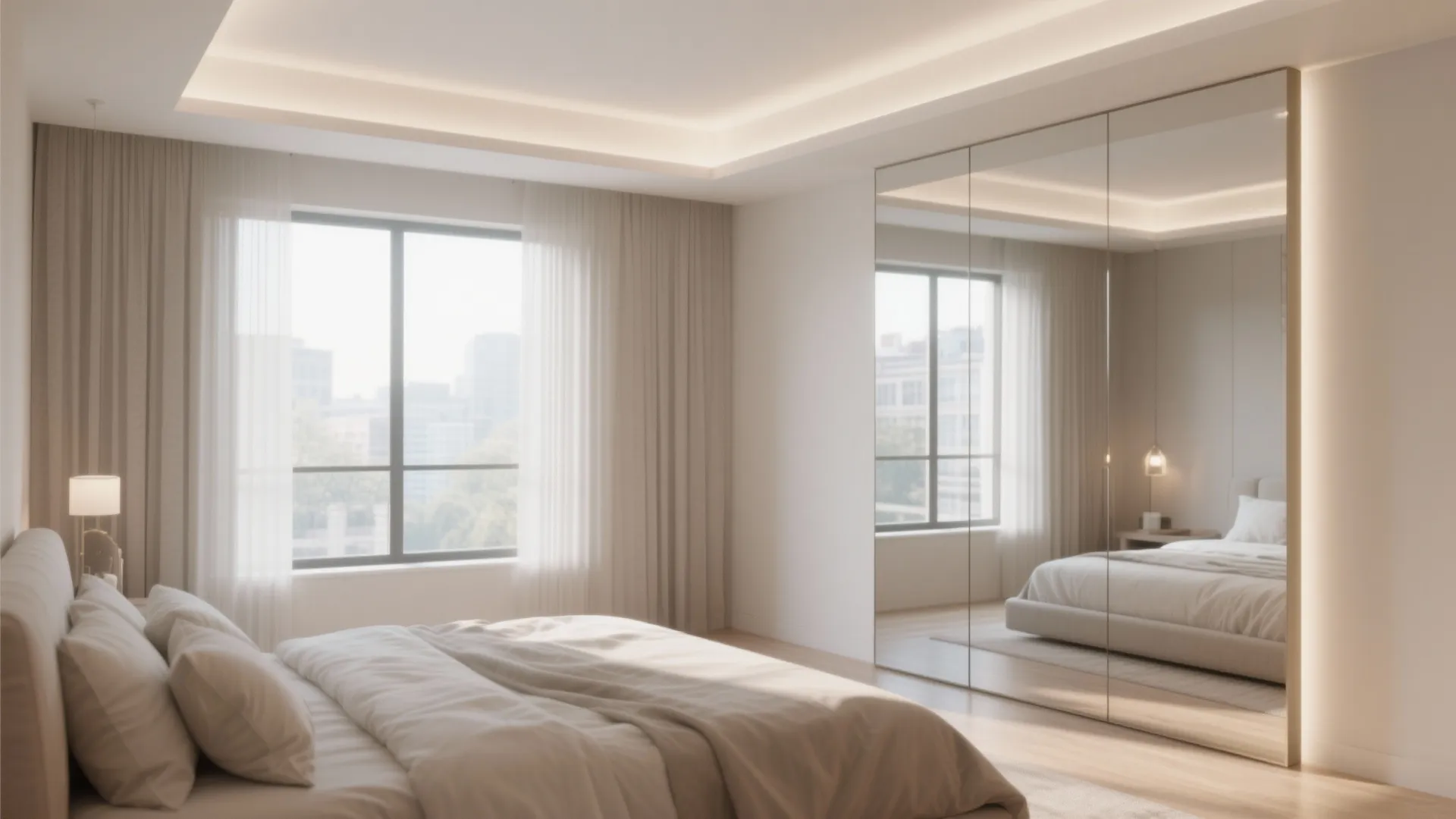 4. Light and mirror tricks: Amplify perceived space