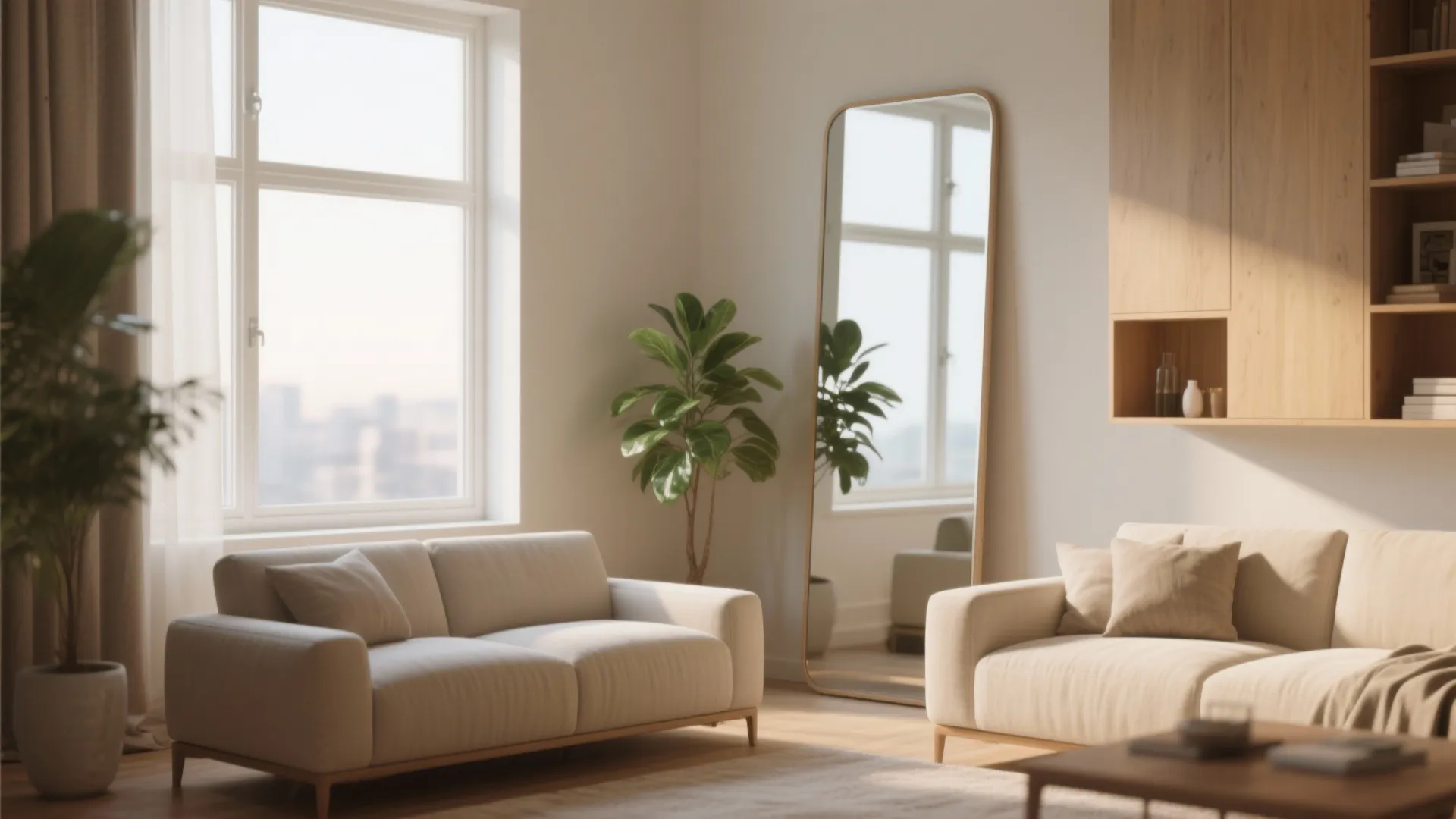 2. Maximize natural light and mirror strategically