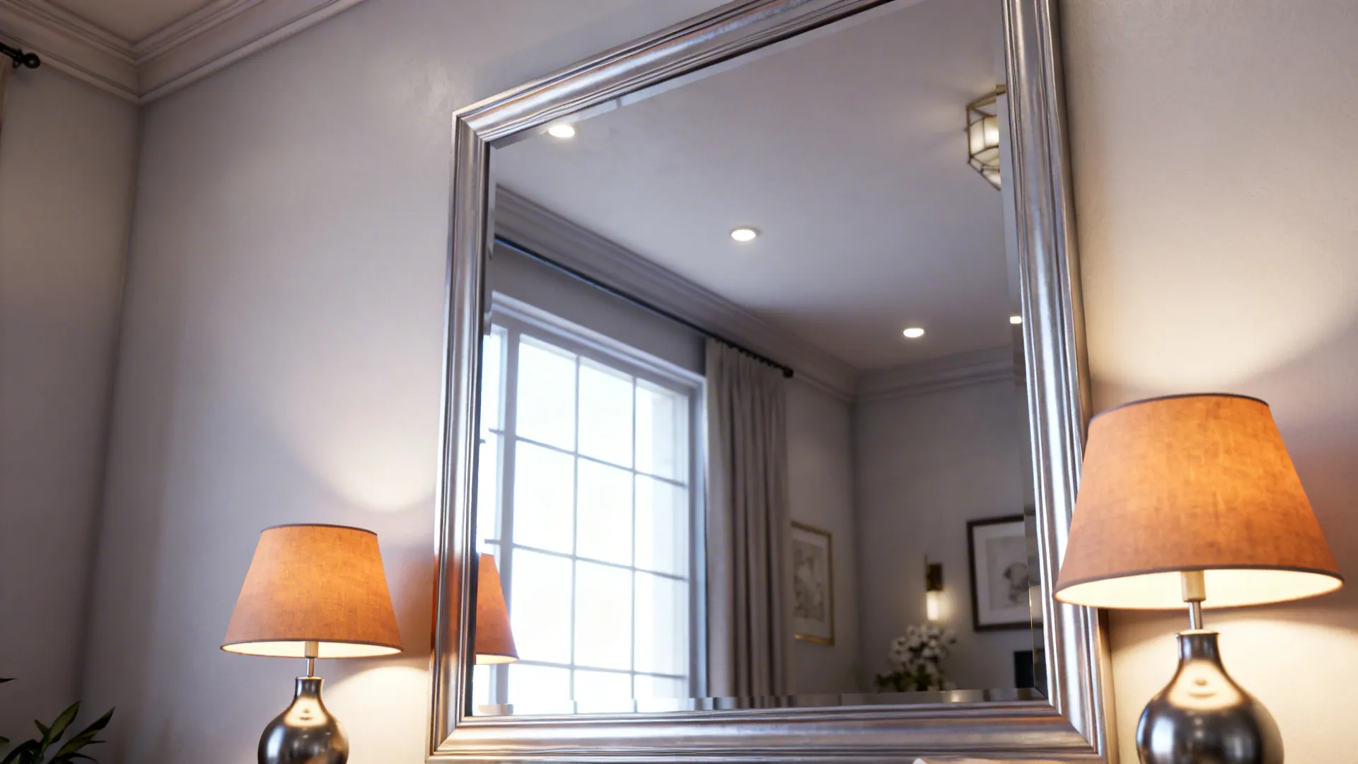 5. Mirror and lighting tricks to double perceived space