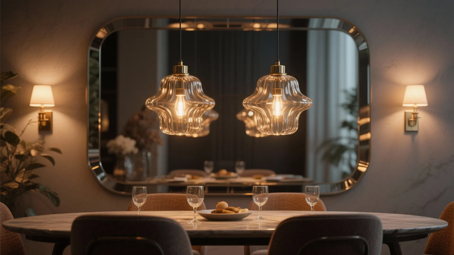 Lighting and Mirror Pairings