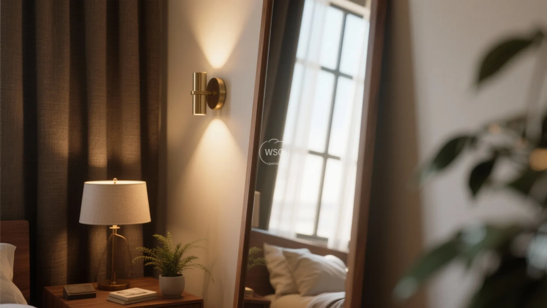 4. Mirror placement and light layering