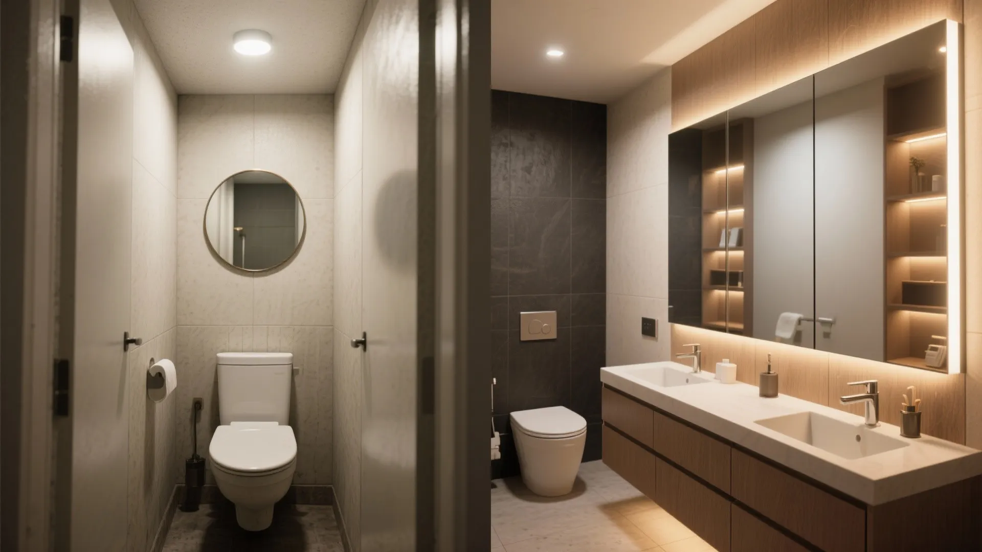 4. Mirrors, lighting and color tricks