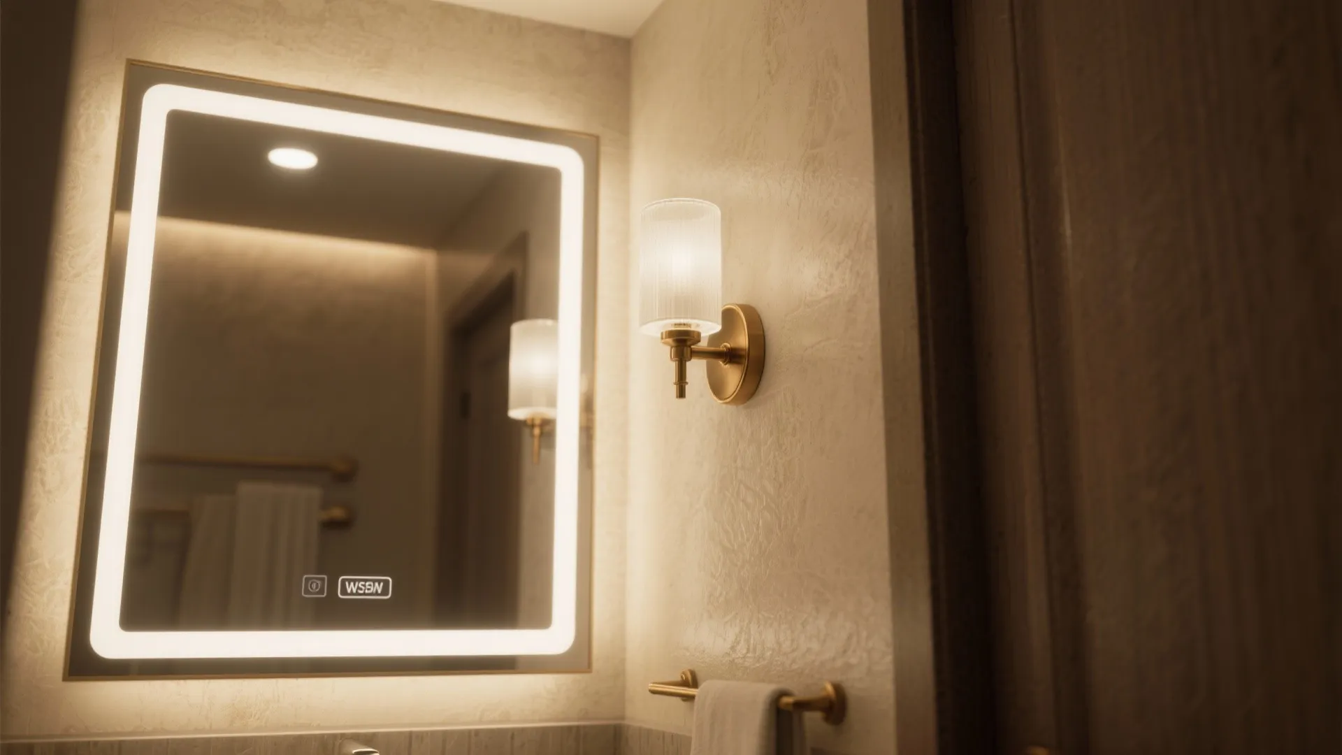 2. Mirror magic and layered lighting