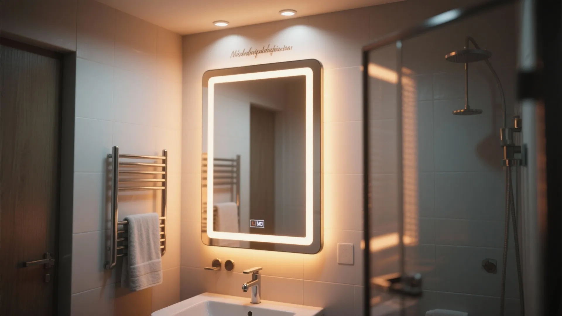 5. Lighting and mirror treatments for atmosphere