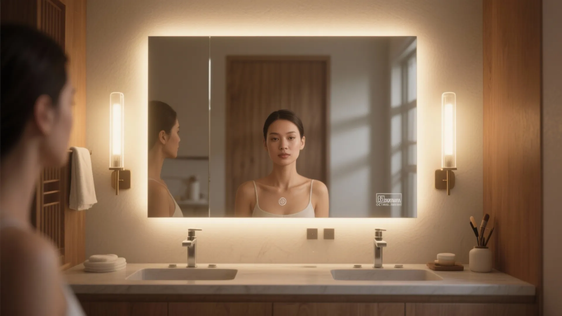 Layered Mirrors & Task Lighting for Flawless Grooming