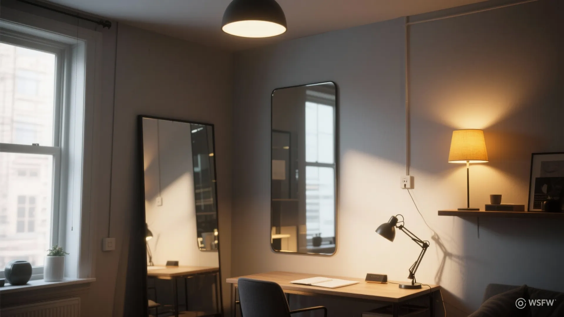 3. Use mirrors and layered lighting