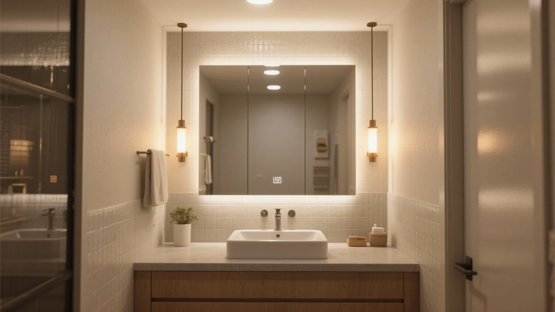 3. Mirror strategies and layered lighting