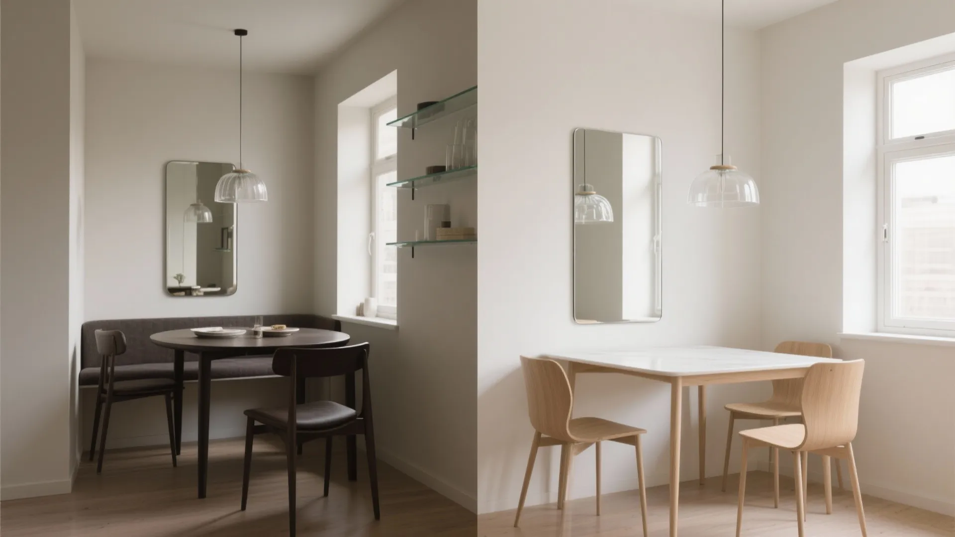 Visual Lightness: Glass, Mirrors, and Low Contrast (Make It Feel Bigger)