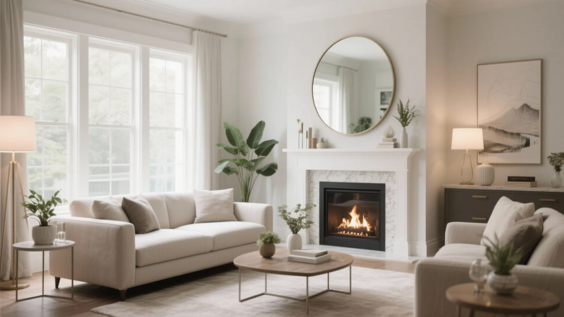 10. Mirror Above the Mantel