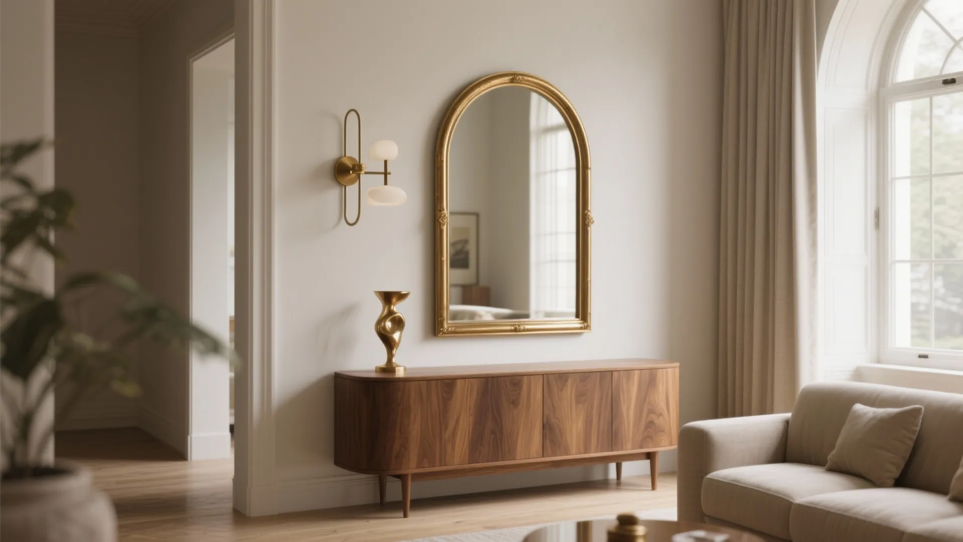 Mirrors and Metalwork for Light and Depth