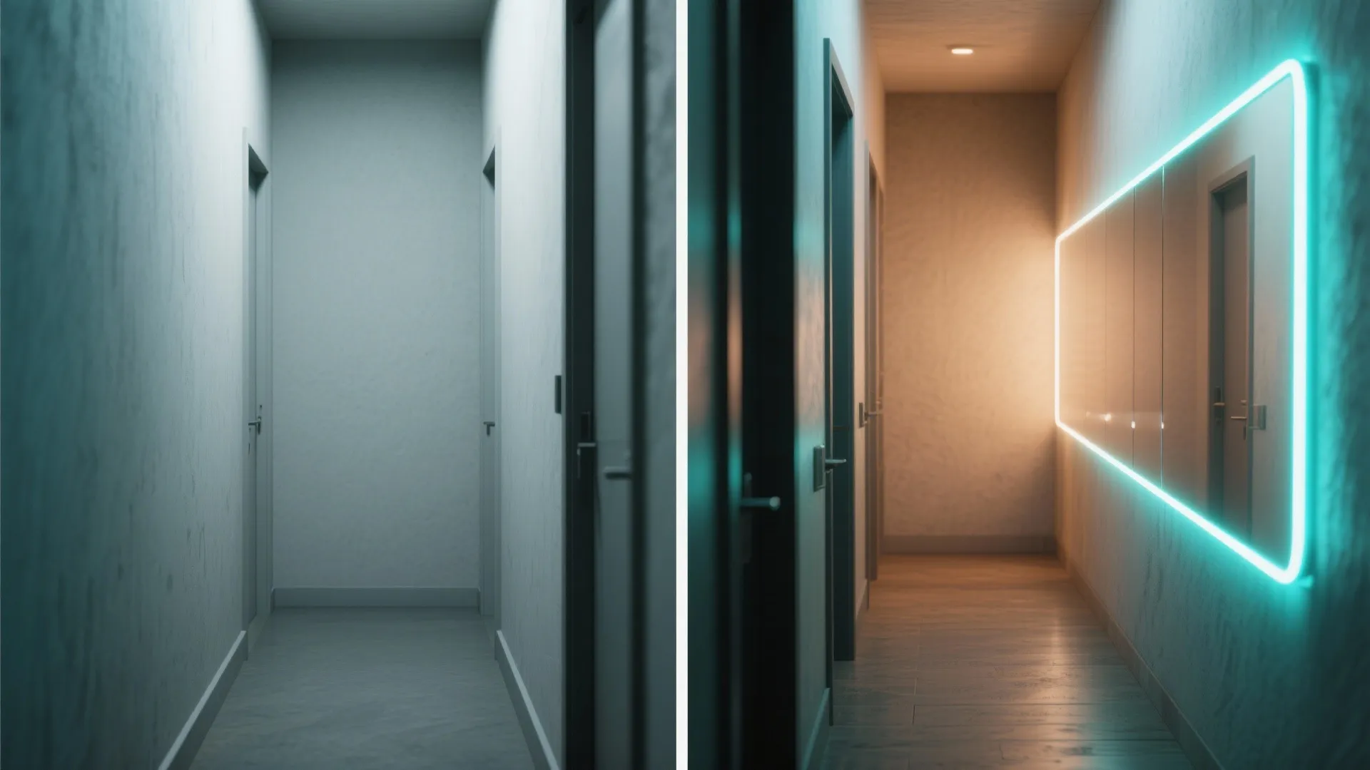 4. Combine with mirrors to amplify glow