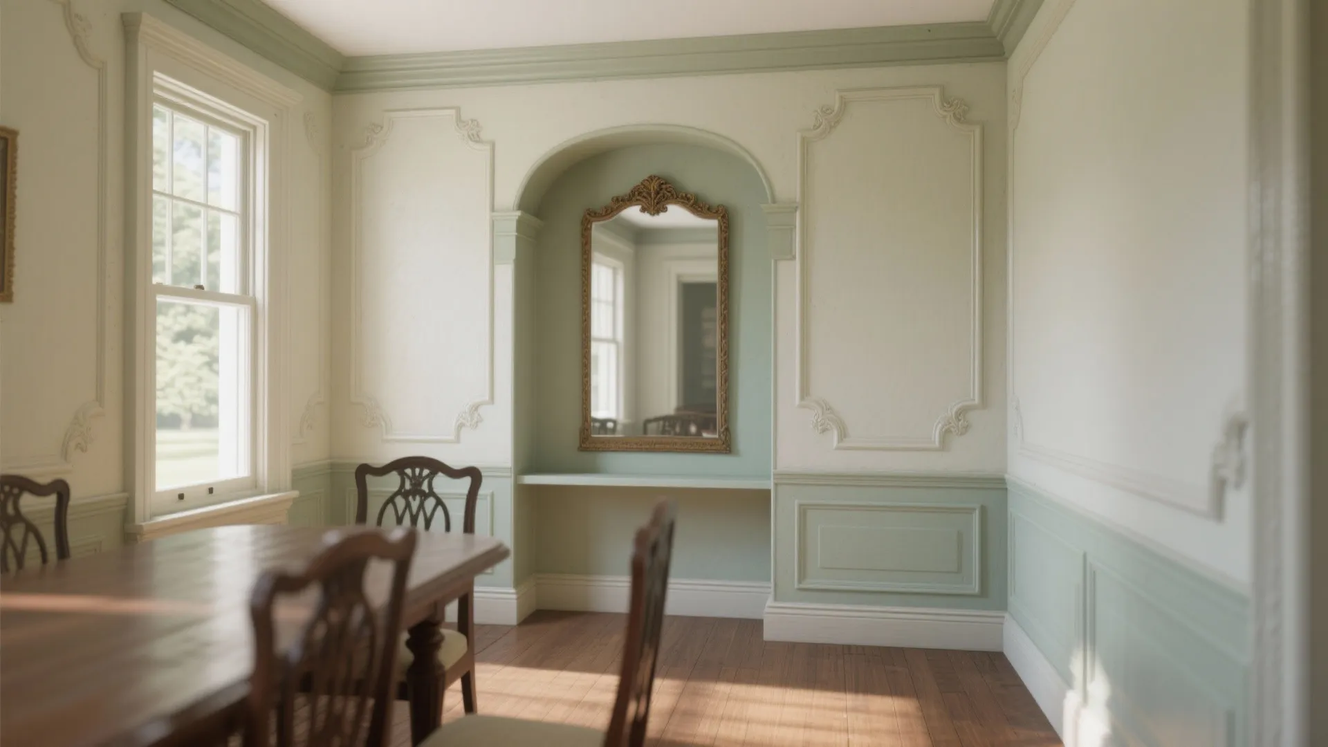 3. Mirror and paint-smart choices