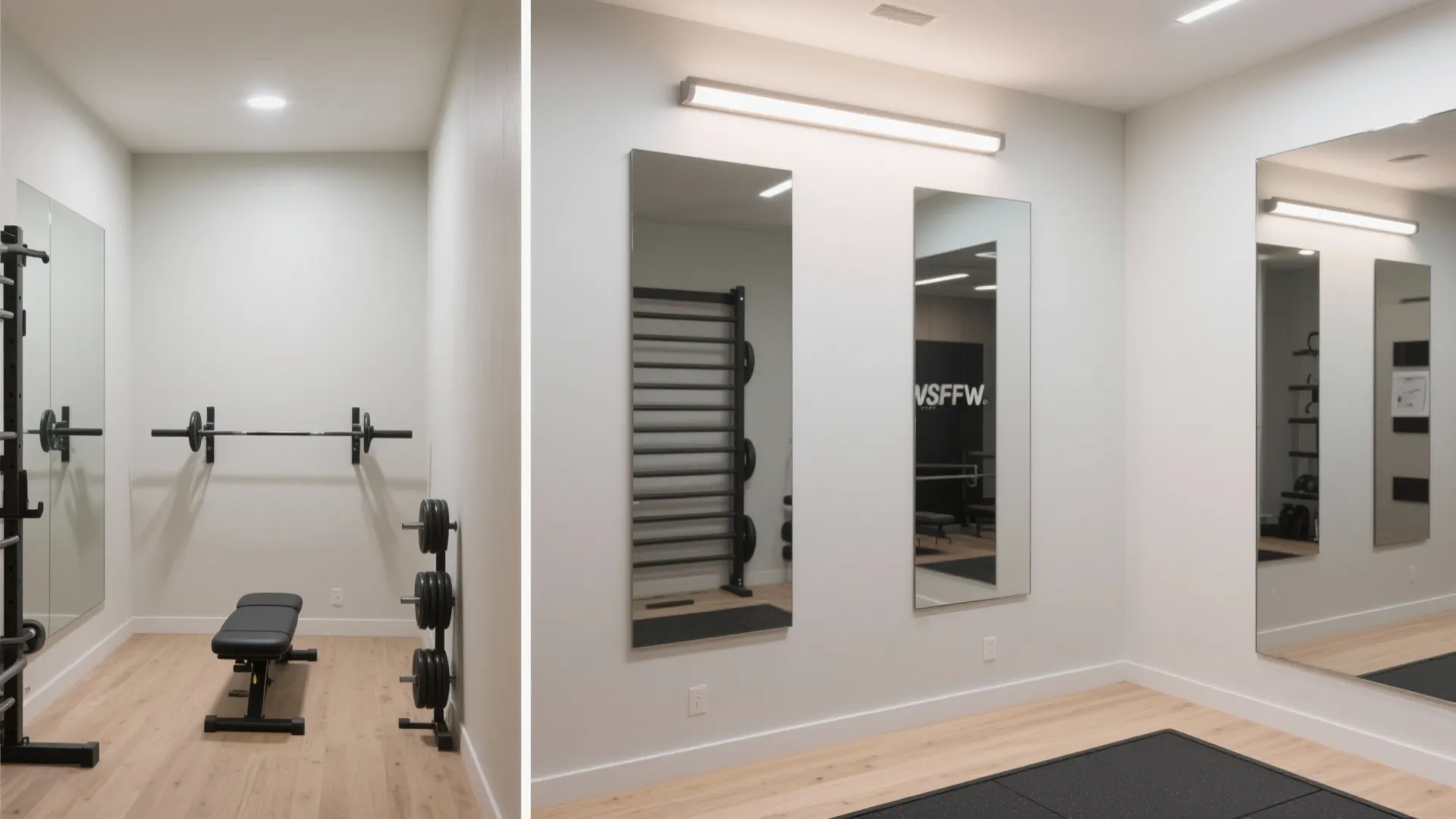 Mirror Wall Magic + Light, Airy Palettes