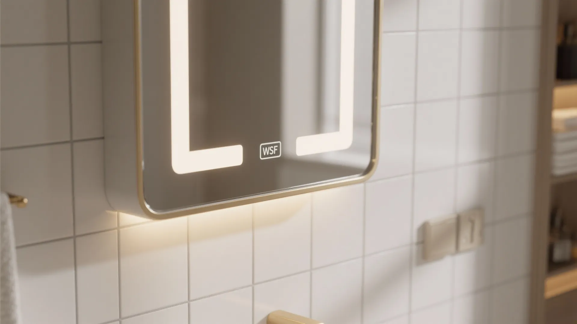 Recessed Mirrored Cabinet for Light and Depth