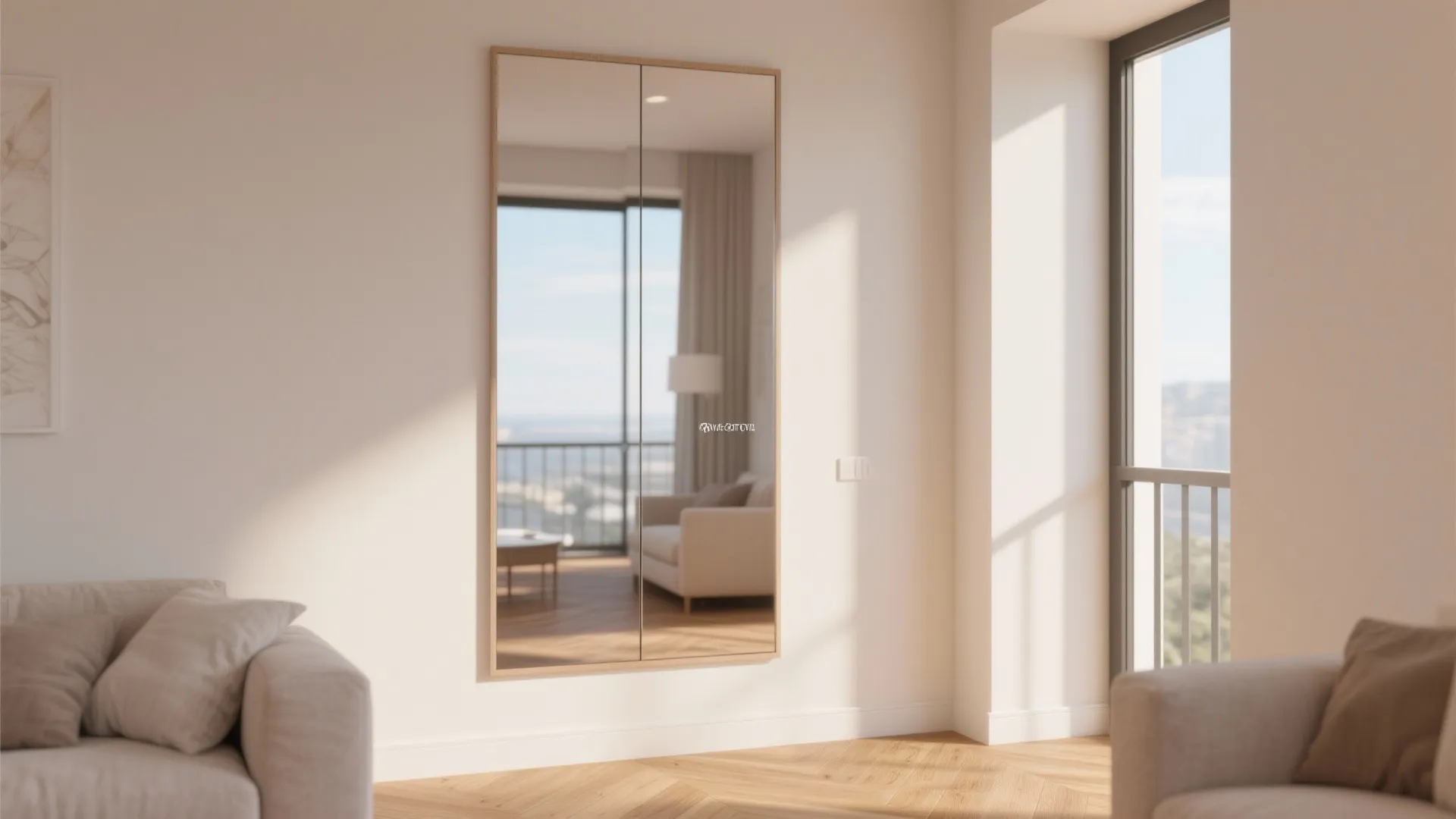 3. Light-reflecting palettes and strategic mirrors