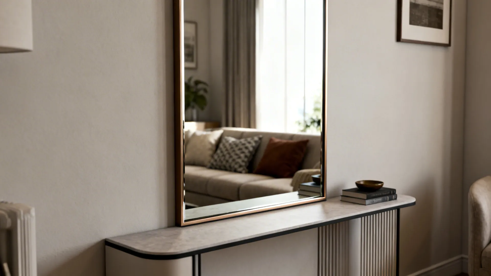 5. Mirrors and reflective surfaces for spaciousness
