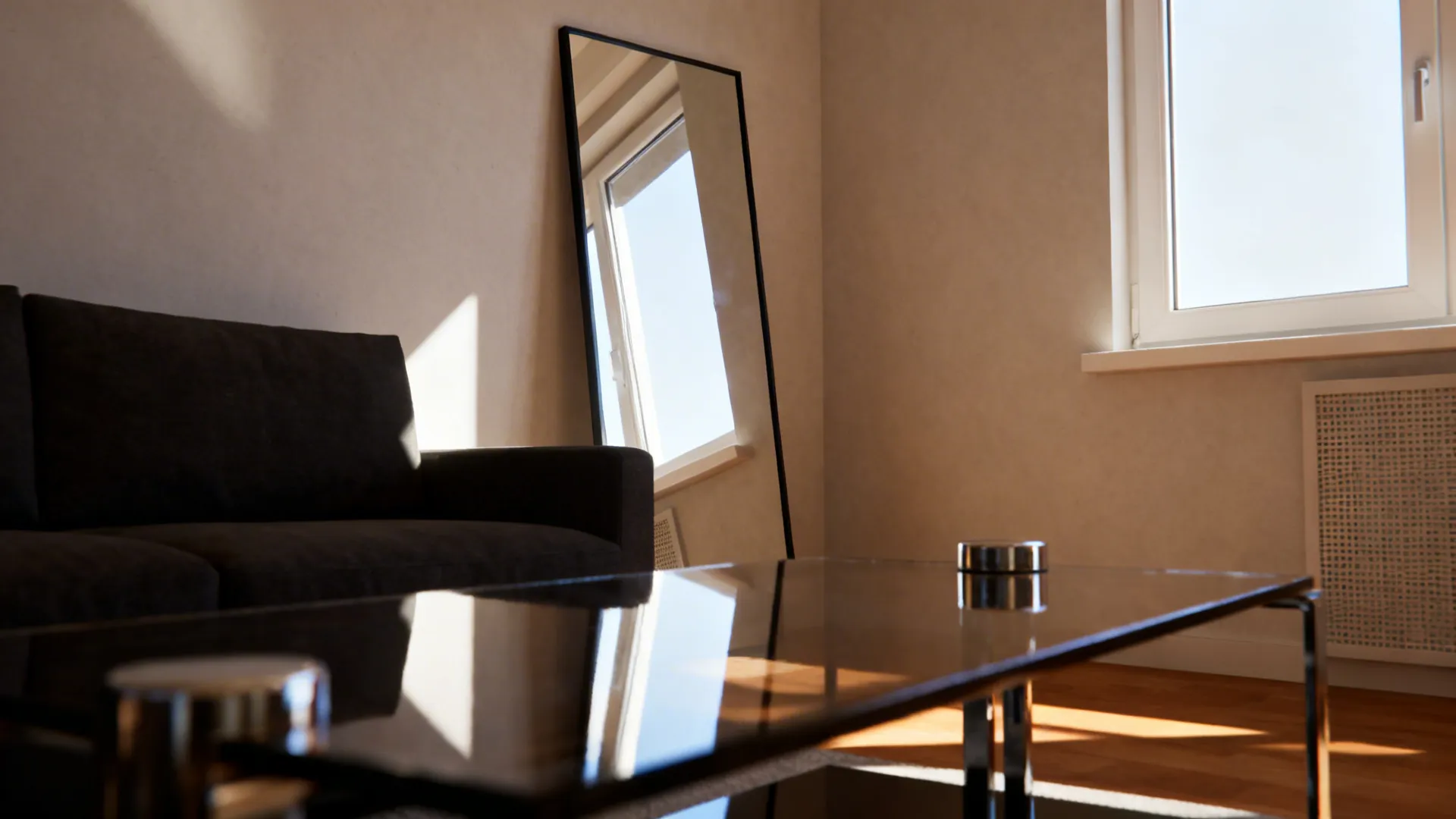 4. Use mirrors and reflective surfaces to amplify light