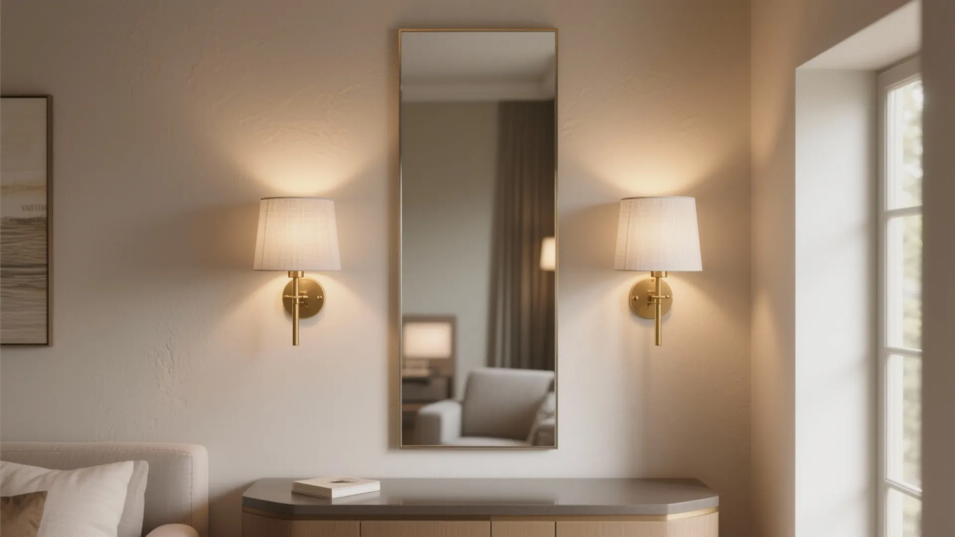 Mirrors and Sconces for Luxurious Light