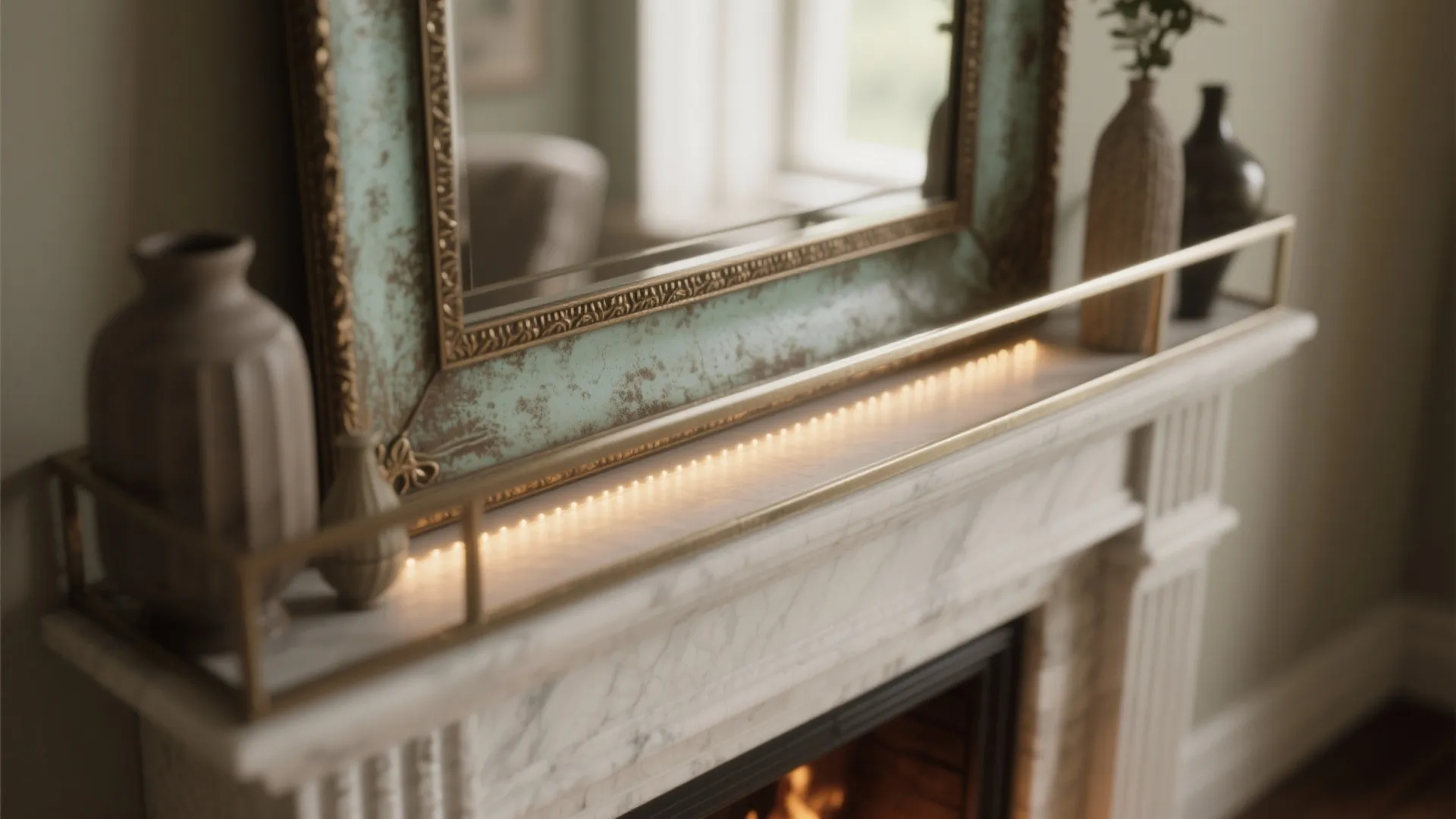 Glass and Light: Reflective Surfaces for Visual Depth