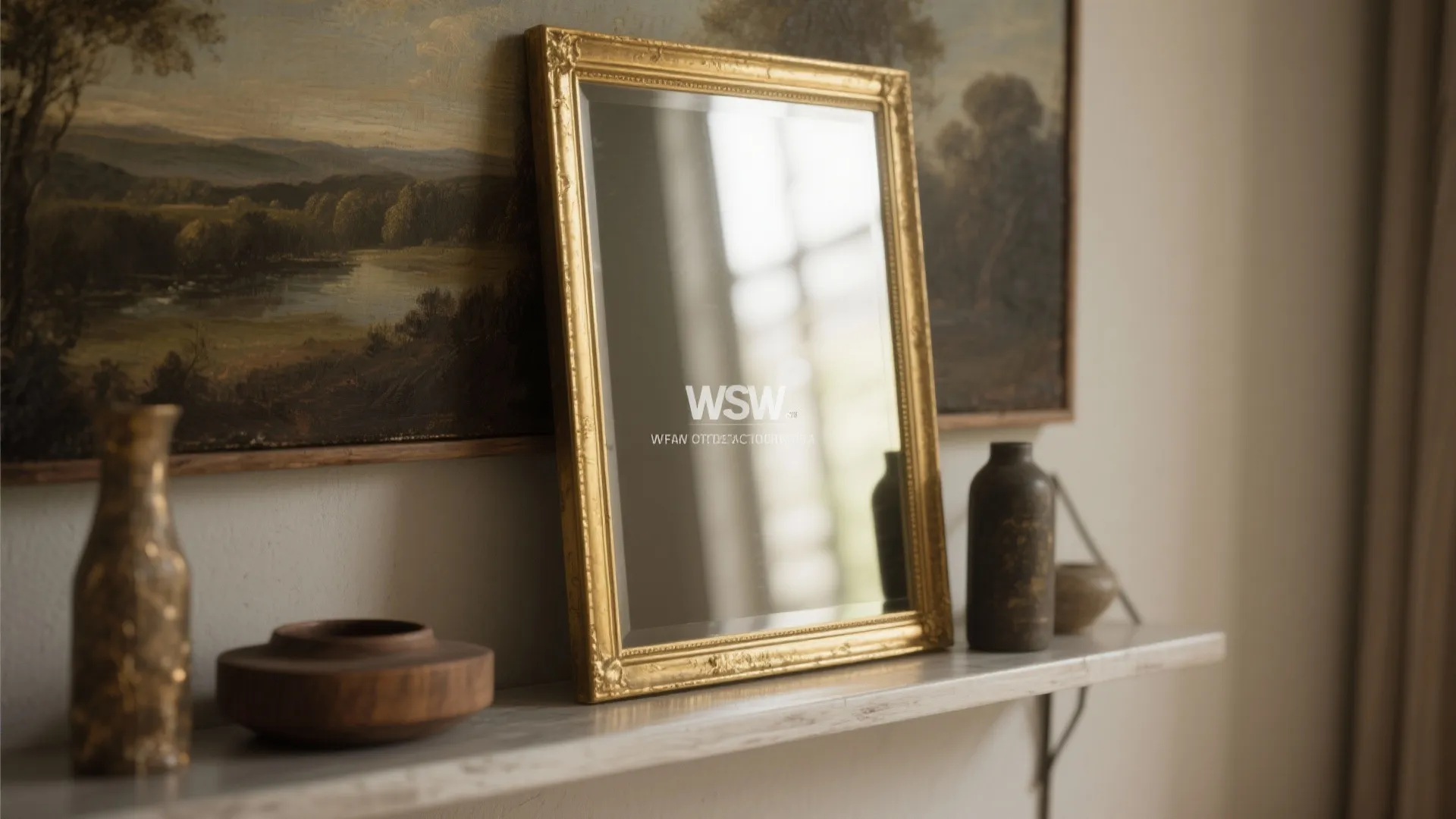 4. Layer with Mirrors and Shelves