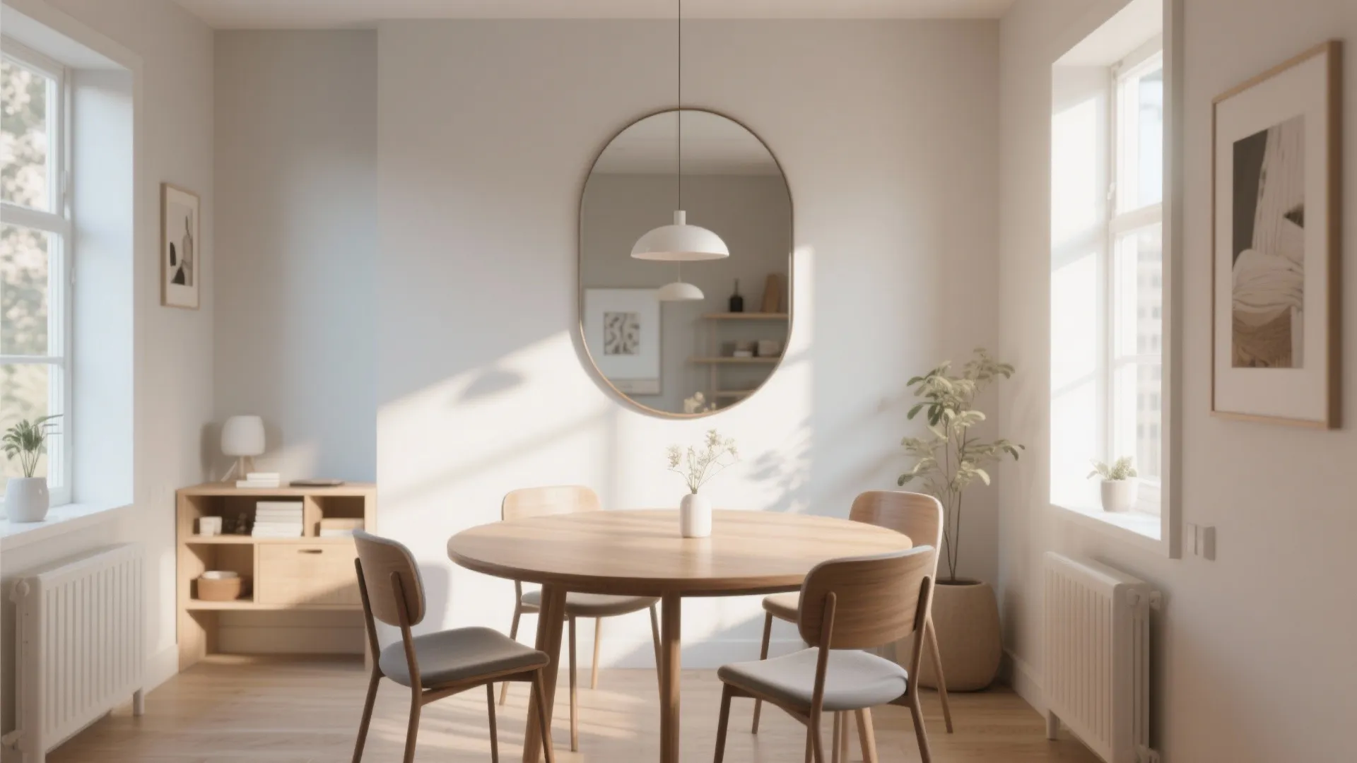 4. Mirrors to Double the Space